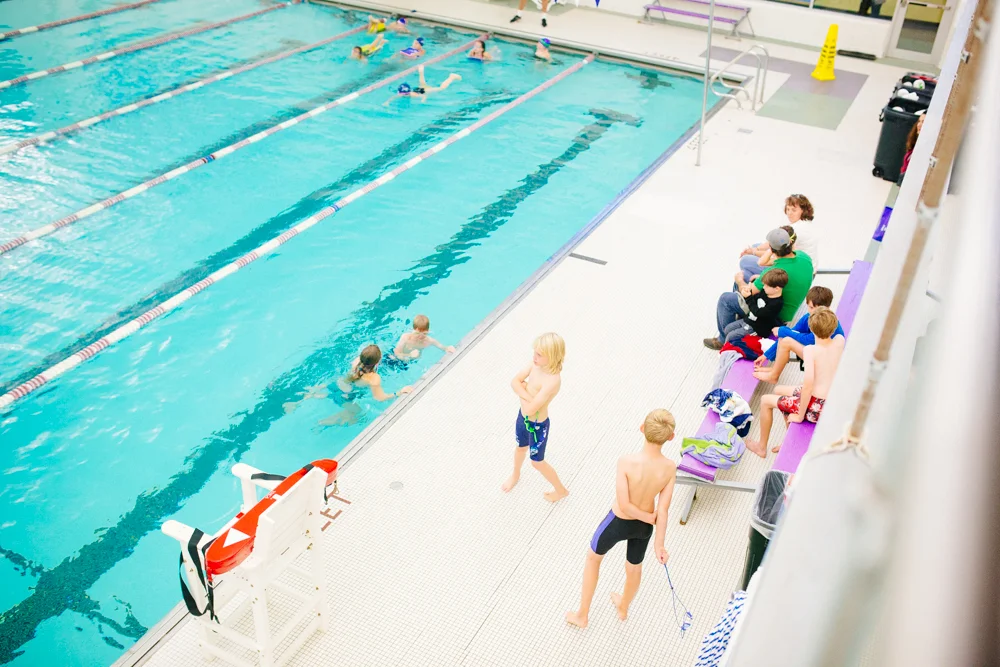 318/365 eagerly awaiting the start of your very first swim team practice