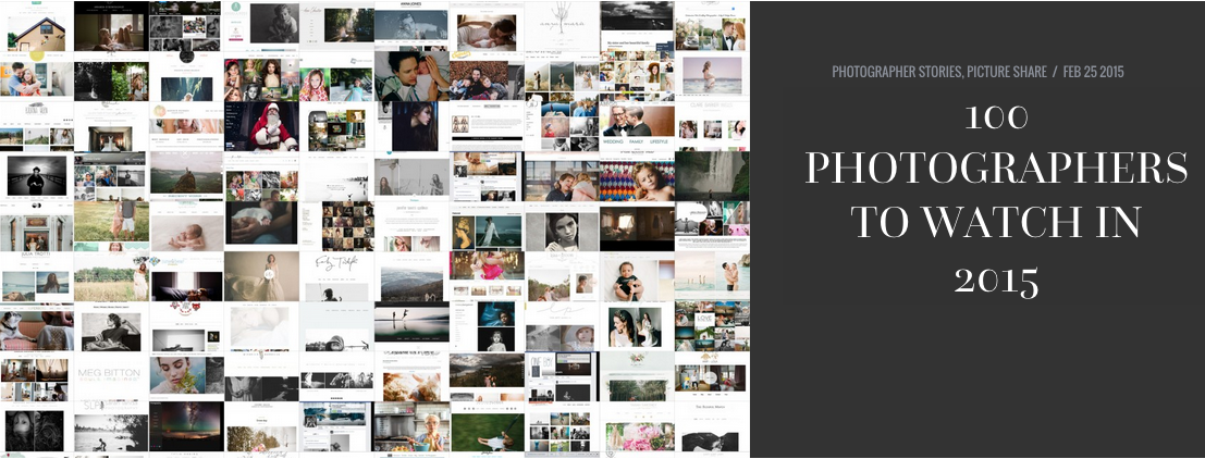 Top 100 Photographers to Watch in 2015