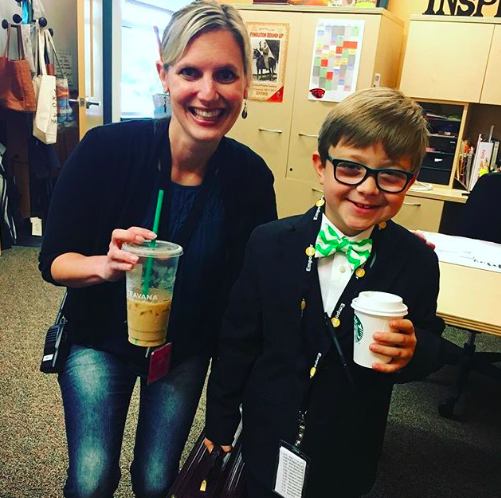 Last year's Principal for the Day, Lu R.