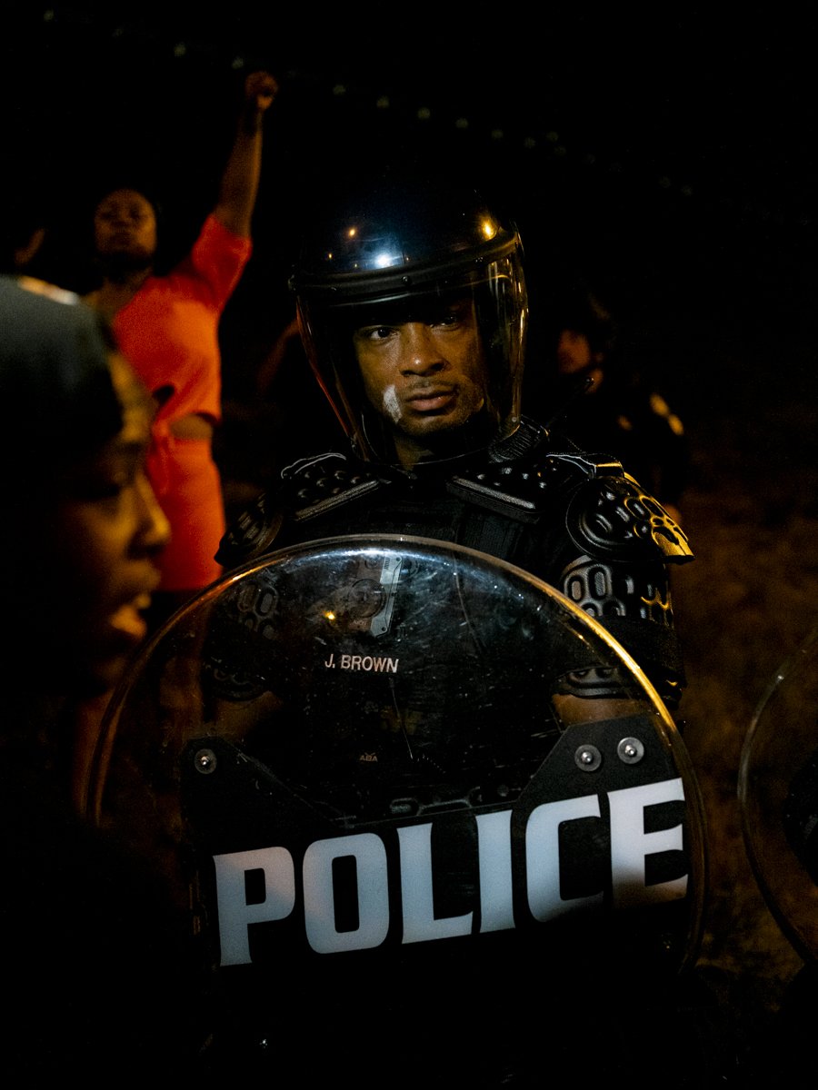Irony of Black Policeman (Atlanta, Georgia), 2020