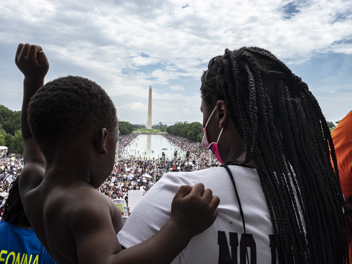 Alena holds her son, Tamaj (Washington, D.C.), 2020
