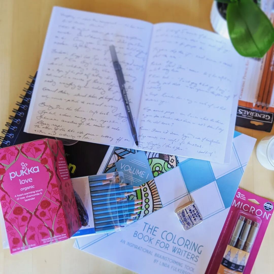 Took so many pages of notes during @hedgebrook&rsquo;s radical craft retreat with @tkiramadden 🖋️💕 So grateful for the hospitality of Hedgebrook, from the writer&rsquo;s box to the virtual community, and so uplifted by T Kira&rsquo;s generous, bril