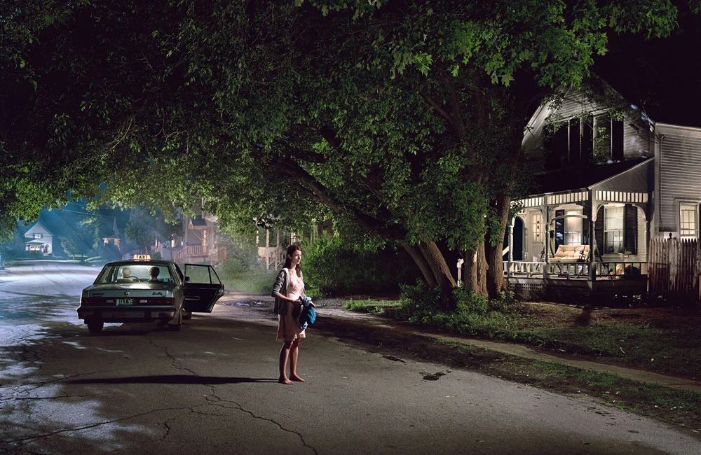 1. Gregory Crewdson 2. Untitled, 'Beneath the Roses' 3. 2003 4. Digital chromogenic print 5. Represented by White Cube gallery