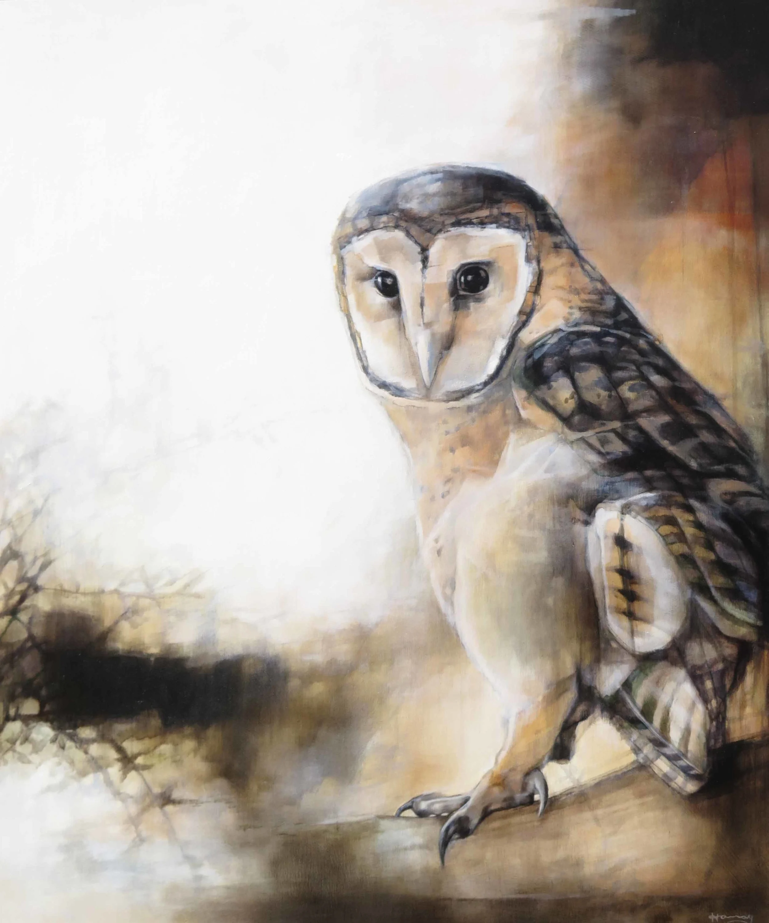 'Follow me' - oil on timber panel