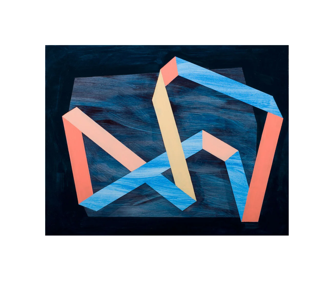 Navigation (2015) Acrylic and oil on panel 11" x 14"