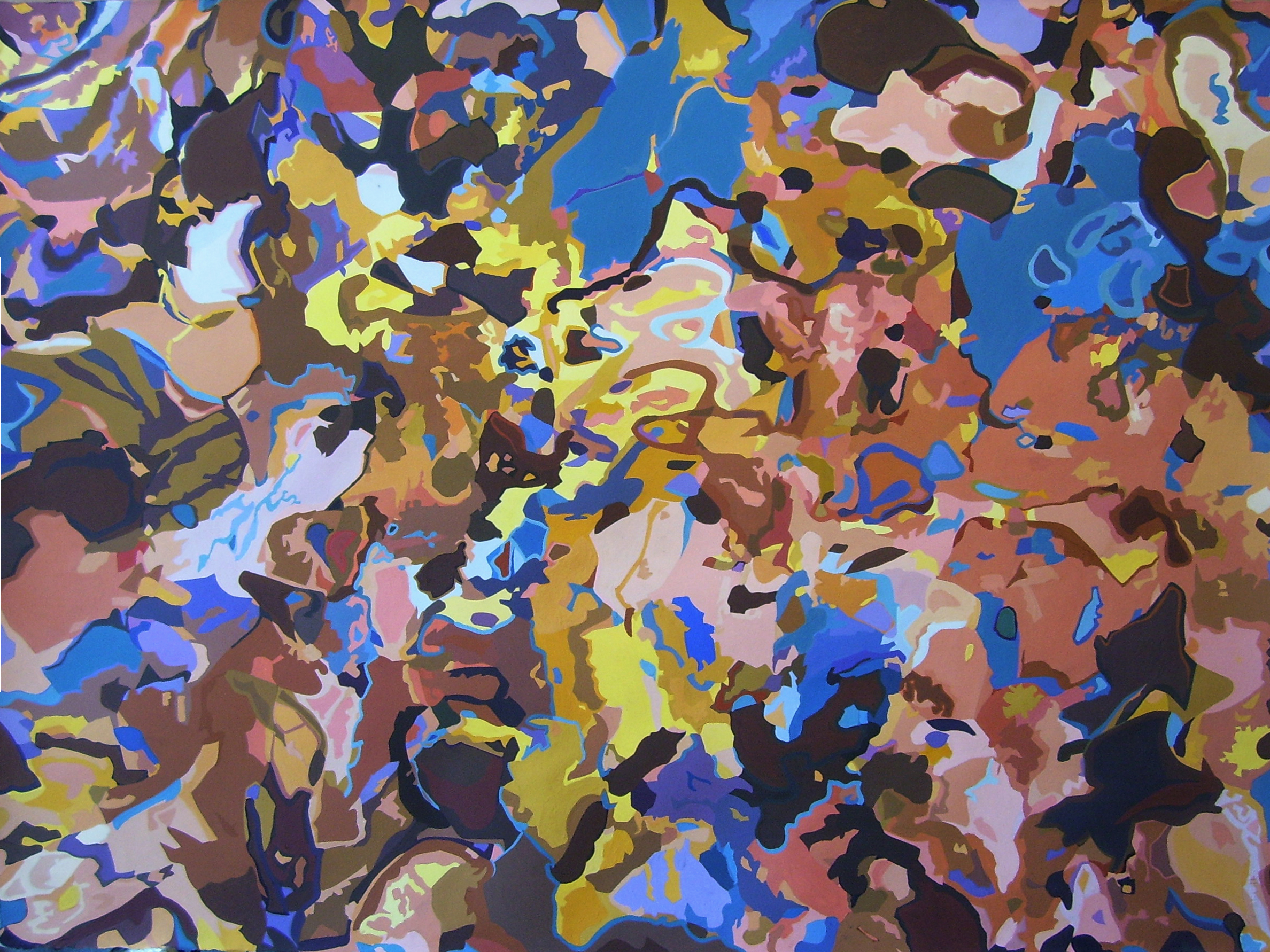 Weather Patterns/2009/20.5x30 inches/gouache on paper