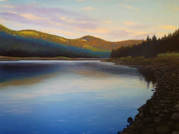 Lake/ 2010/ oil on canvas/ 11 x 14 inches