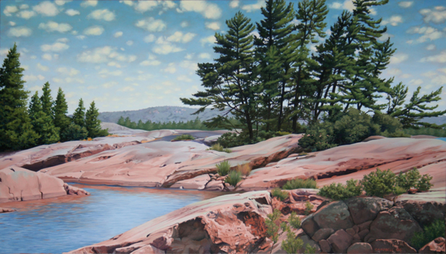Landscape/ 2005/ oil on canvas/ 30 x 48 inches