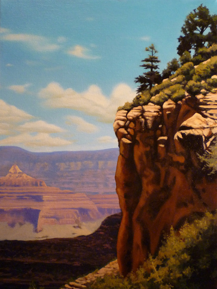 Grand Canyon/ 2012/ oil on canvas/ 14 x 11 inches