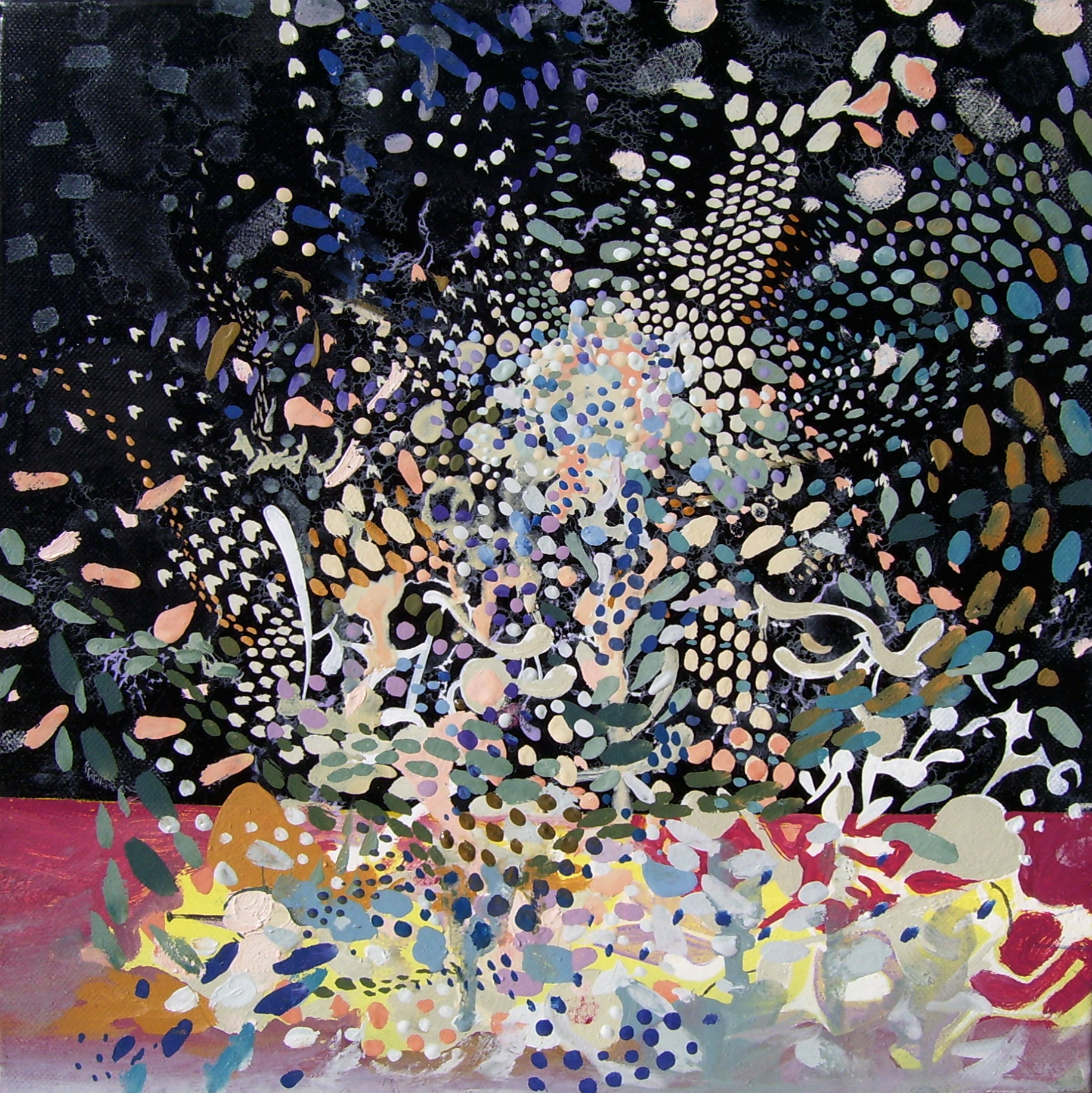 Constructive Decay/ 2005/ oil on canvas/ 12 x 12 inches