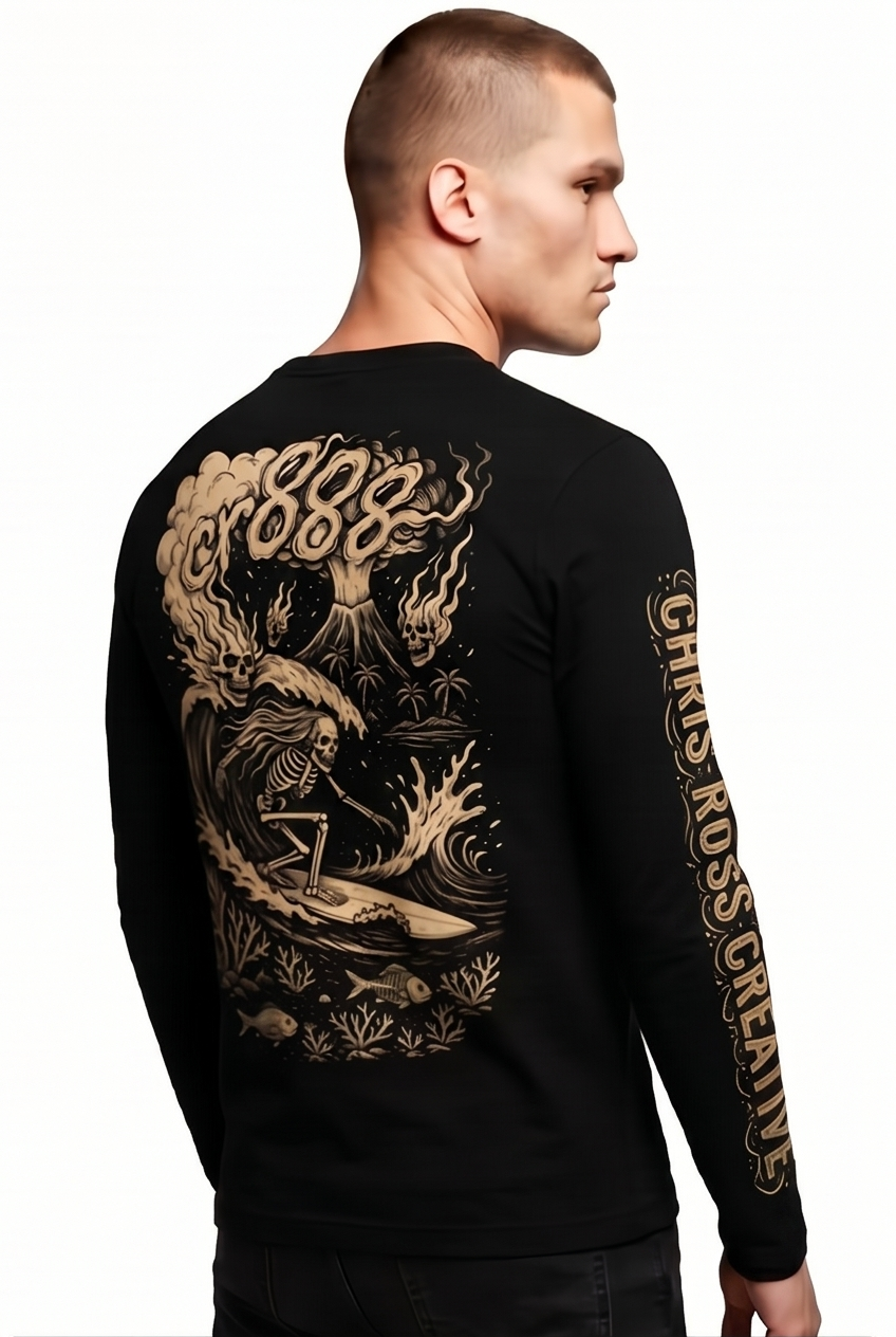 CR888 Skeleton Surfer Long-Sleeve