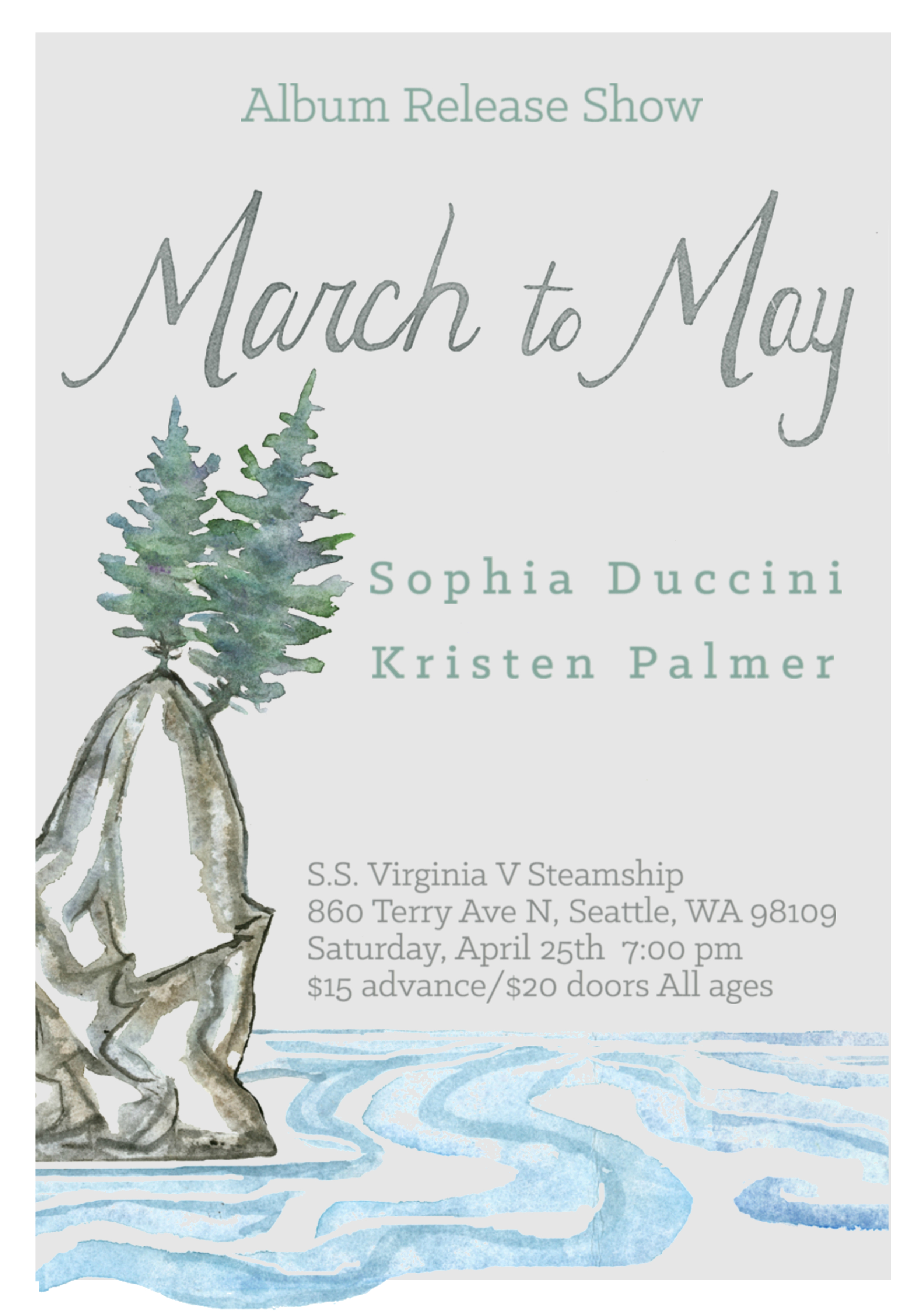 March to May - Debut Album Release