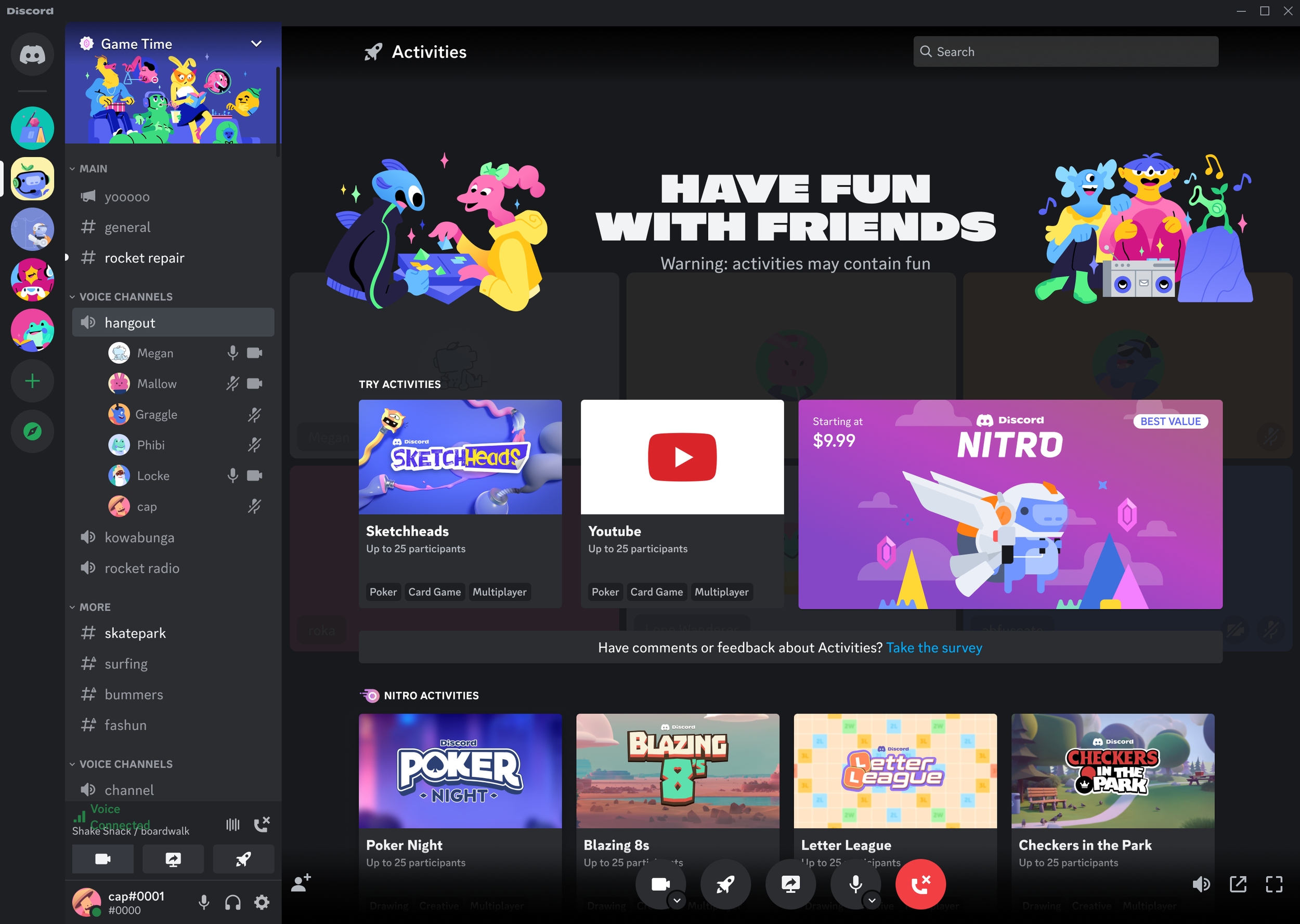 Kevin Database Discord Discord Activities — Kevin VQ Dam