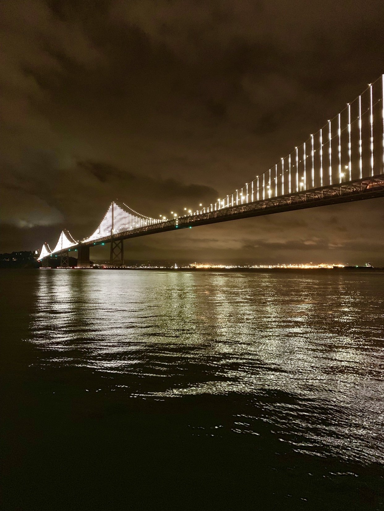 Night time Bay Bridge