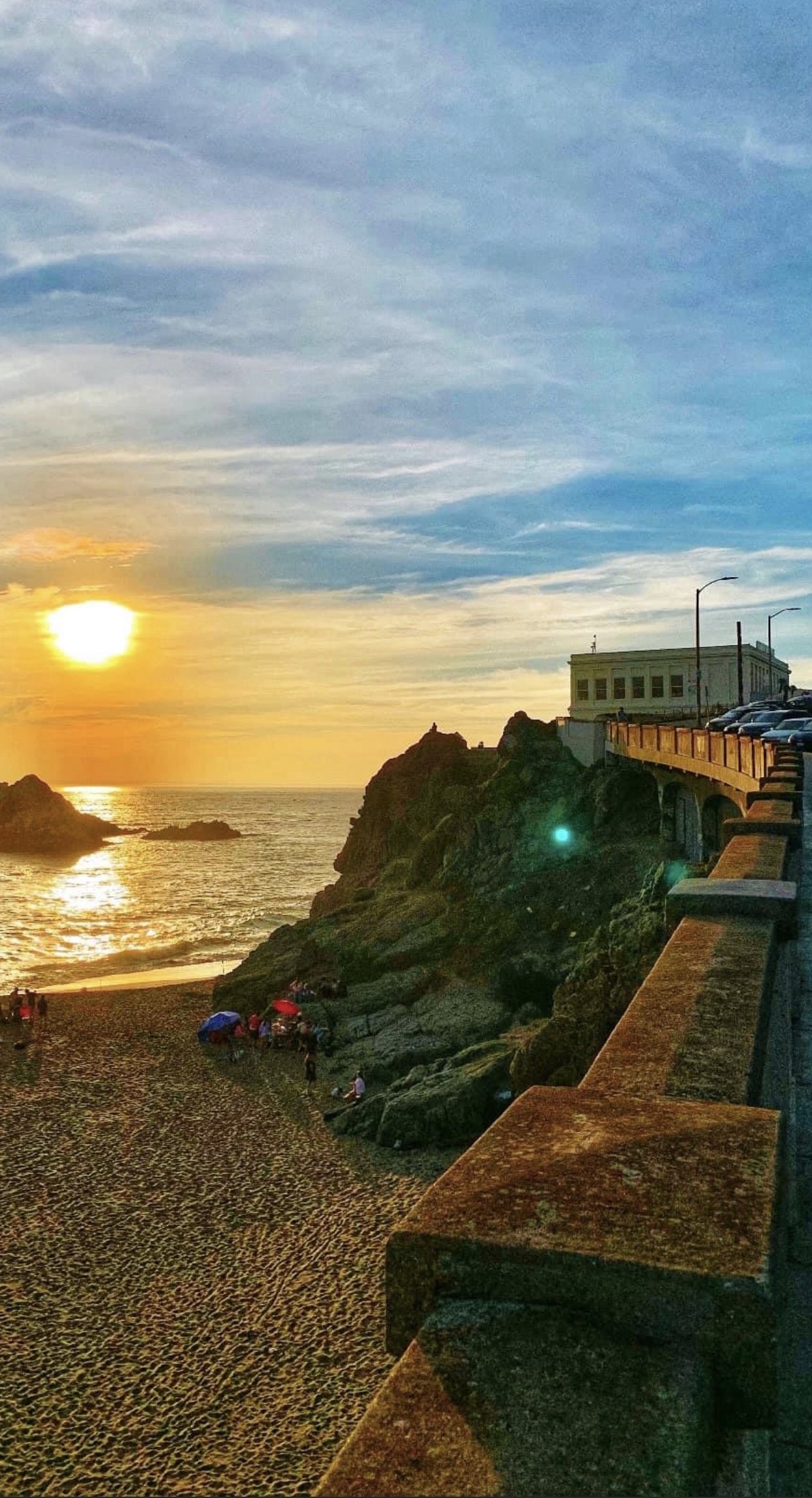Sunset and the Cliff House