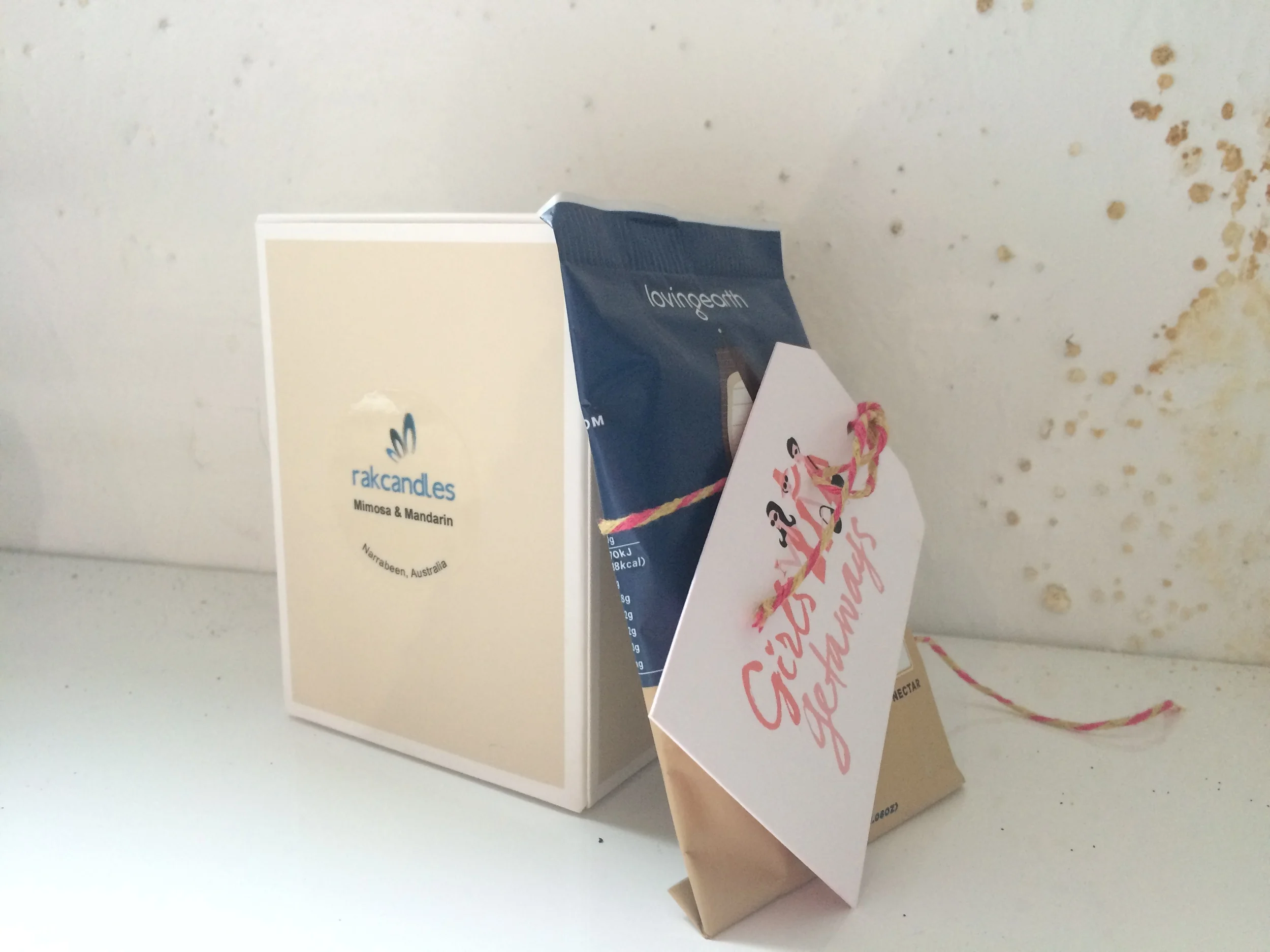 Dream Team gifts from Jen at Girls Getaways - we love our clients!