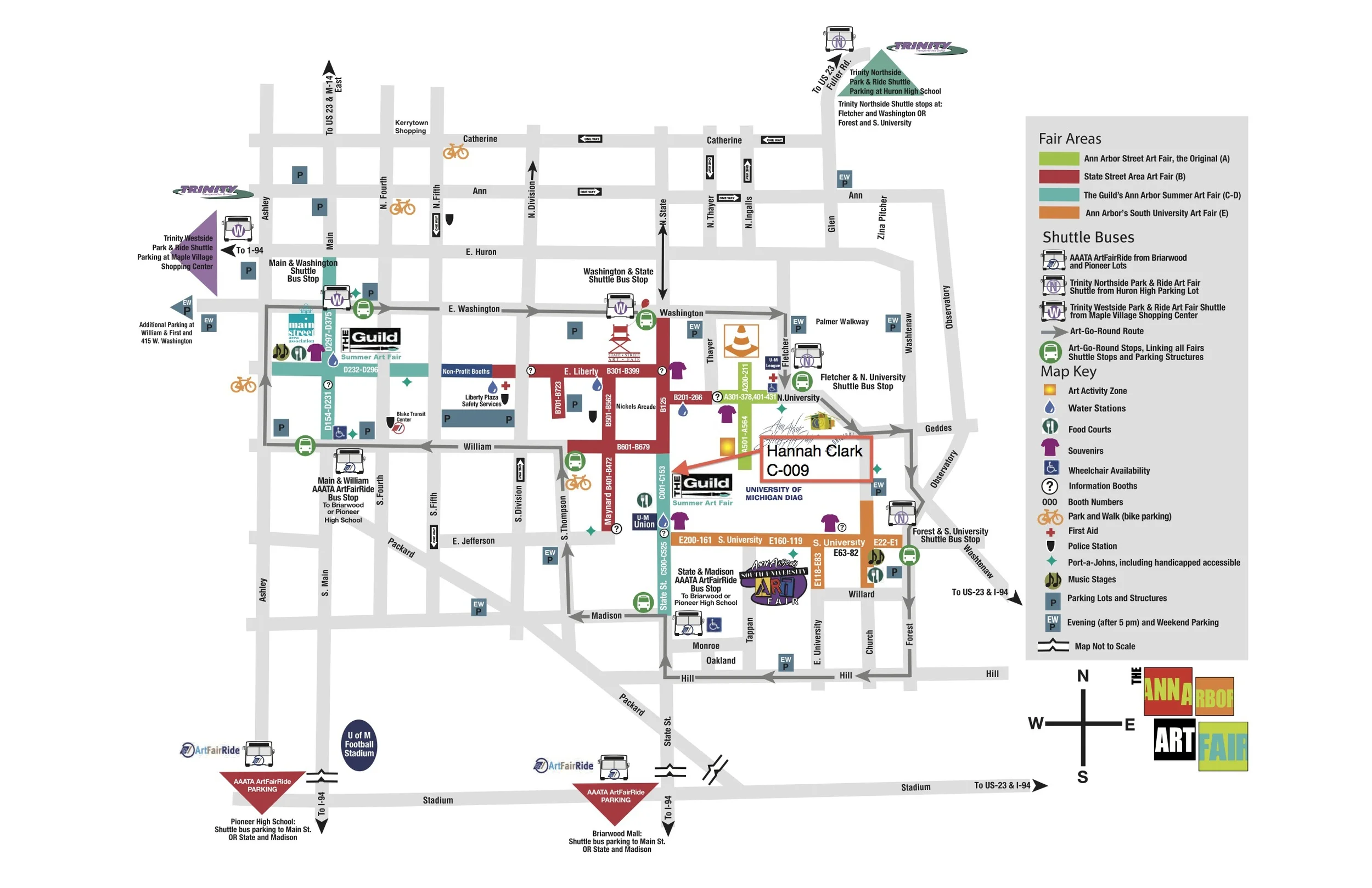 Ann Arbor Art Fair Map Ann Arbor Summer Art Fair — Hannah Grace Clark
