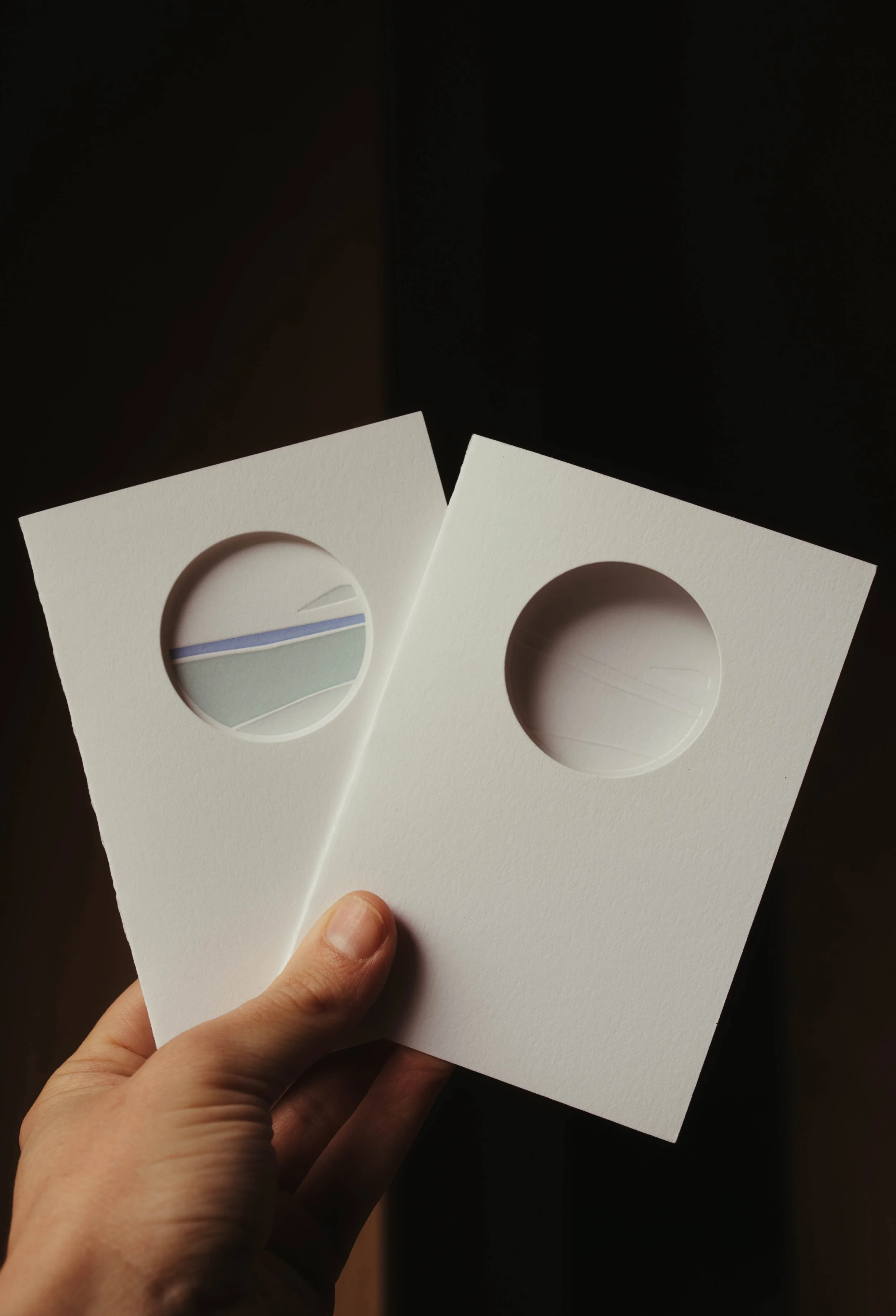 Collage 13 Inspired Letterpress Card