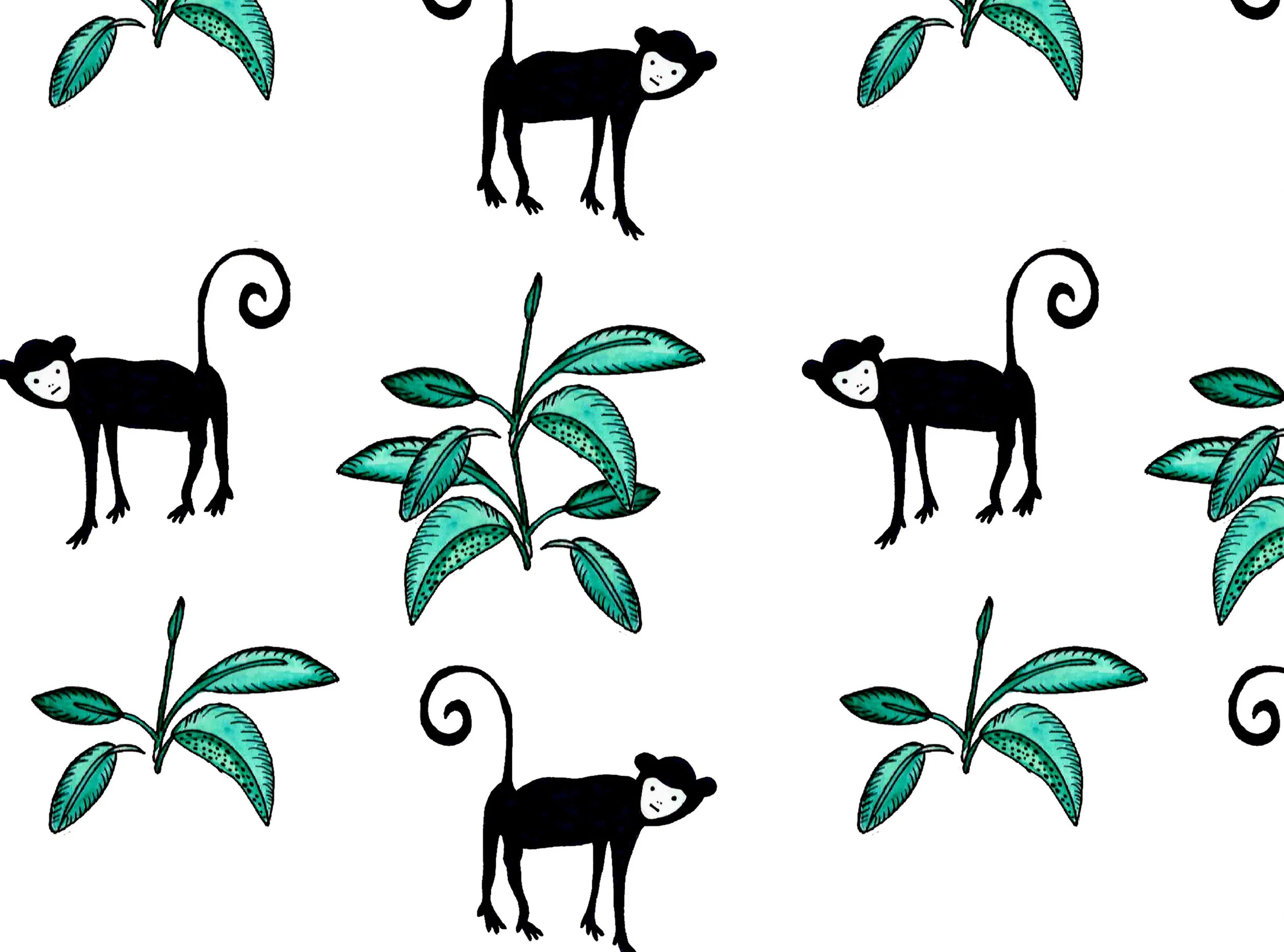 monkeys jungle print kids all overclose .jpg