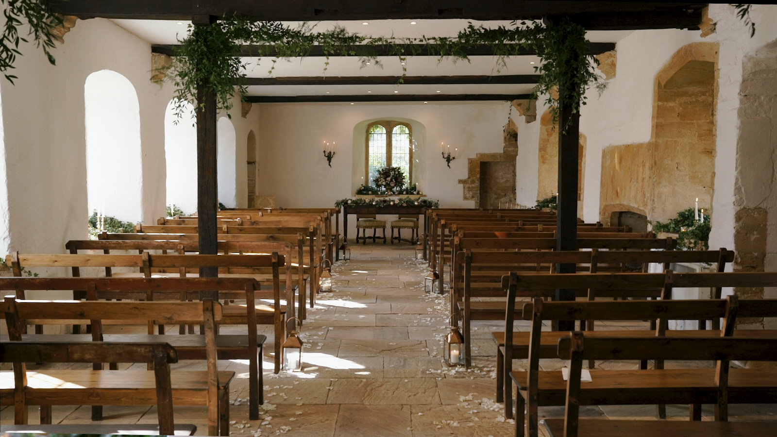 wedding ceremony in the Castle House - Brympton House 