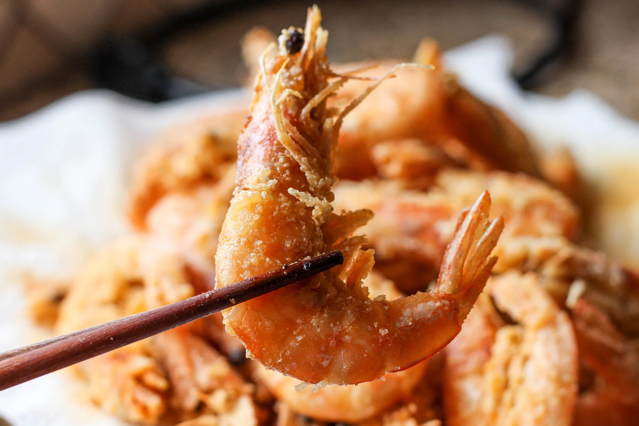 Vietnamese Crispy Salt & Pepper Prawns (Tom Rang Muoi) — Vicky Pham