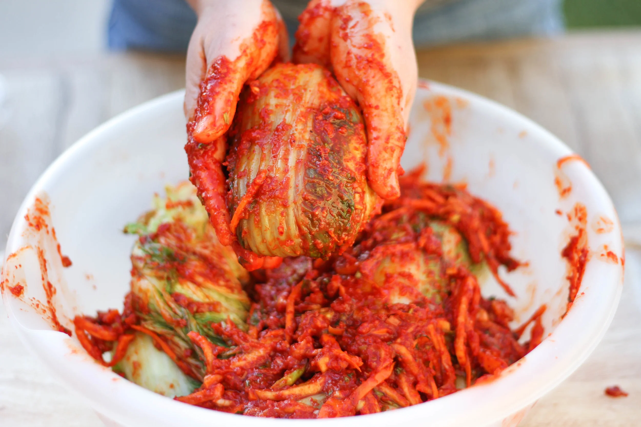 Authentic Korean Napa Cabbage Kimchi Recipe — Vicky Pham