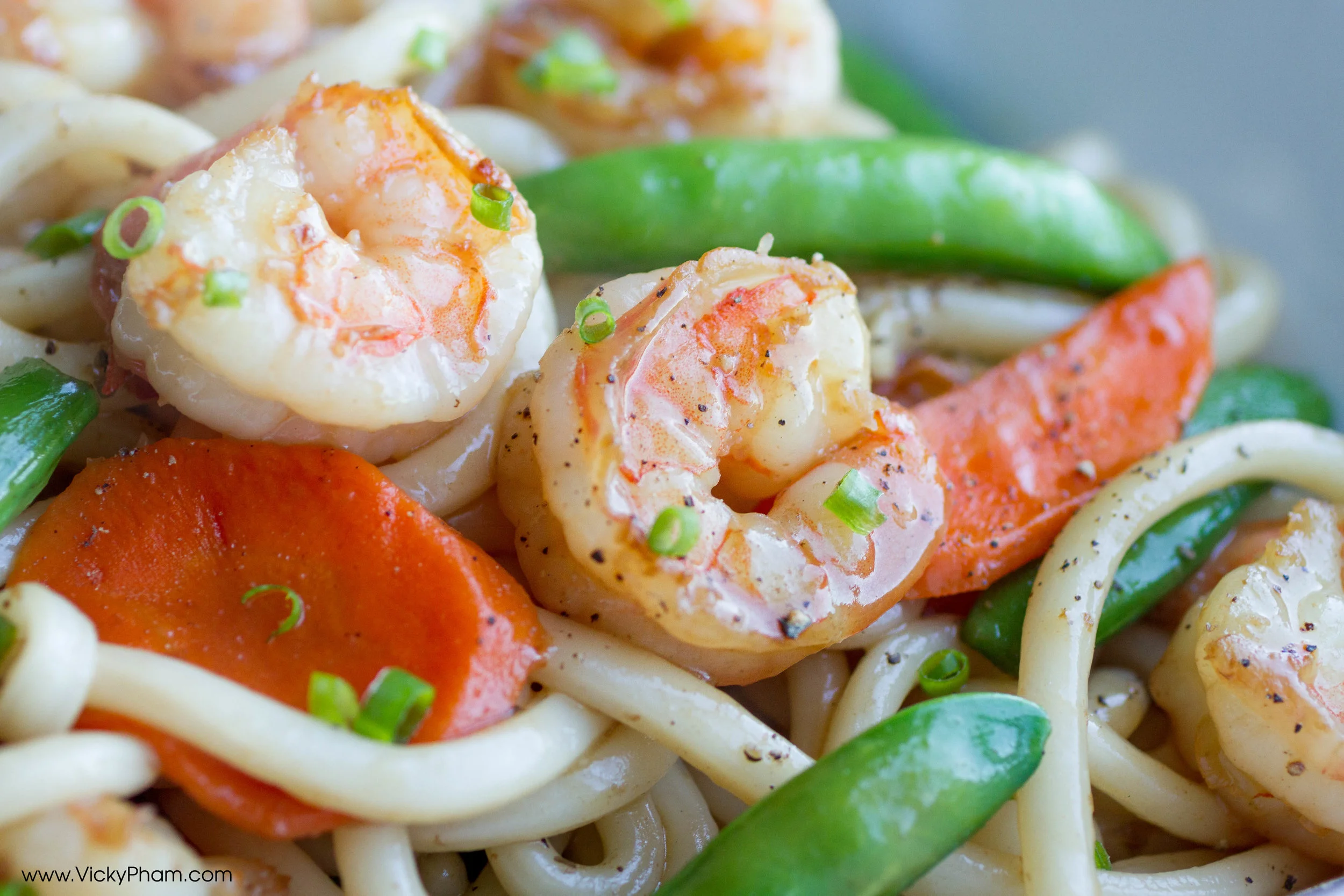 StirFried Udon with Shrimp — Vicky Pham