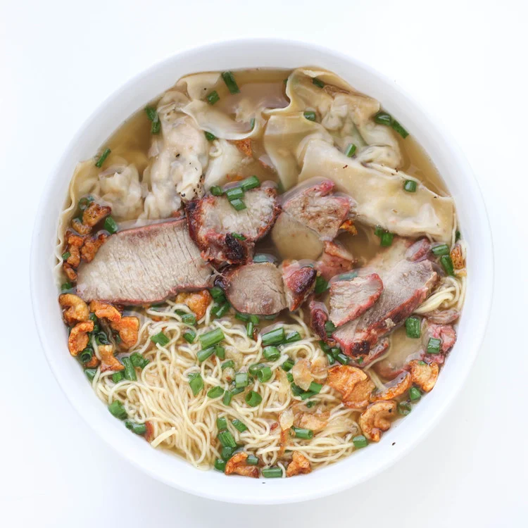 Vietnamese Egg Noodle Soup With Wontons Mi Hoanh Thanh Vietnamese Home Cooking Recipes