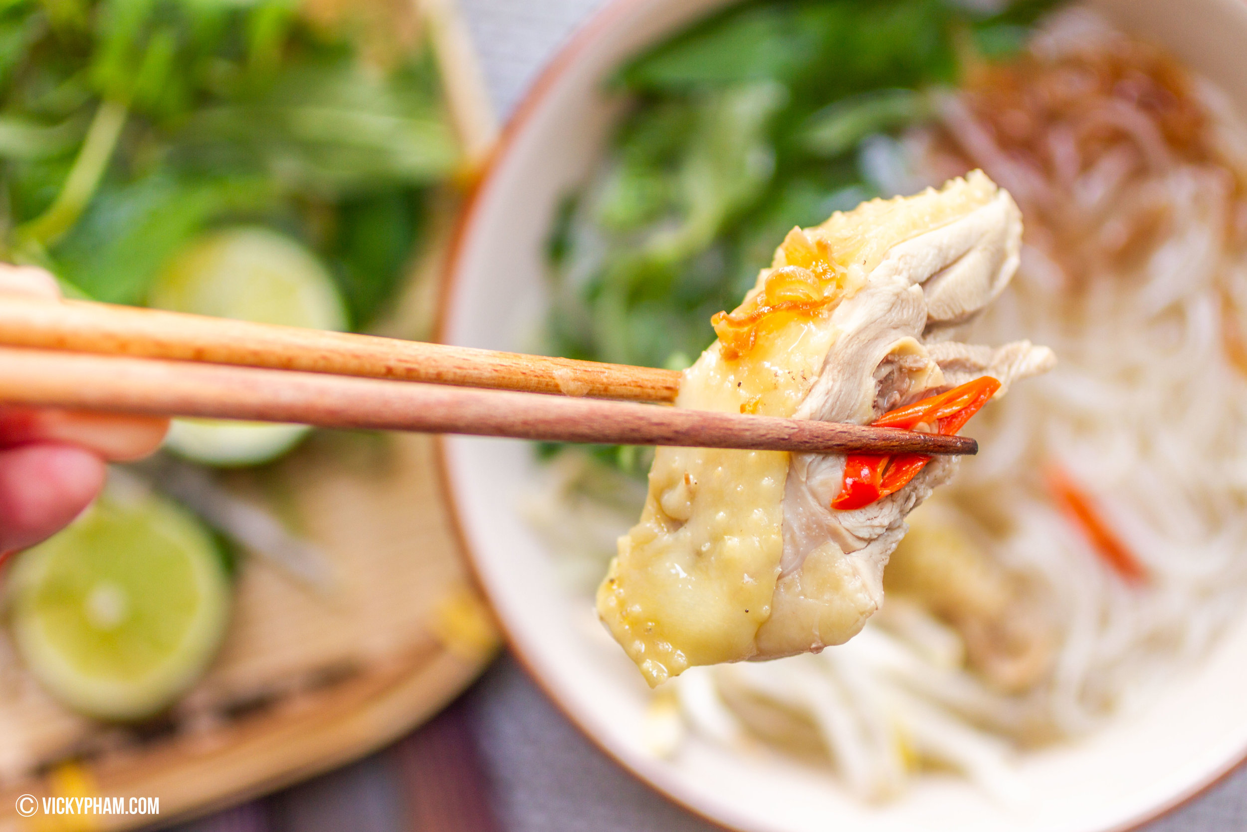 Vietnamese Chicken Noodle Soup (Pho Ga)