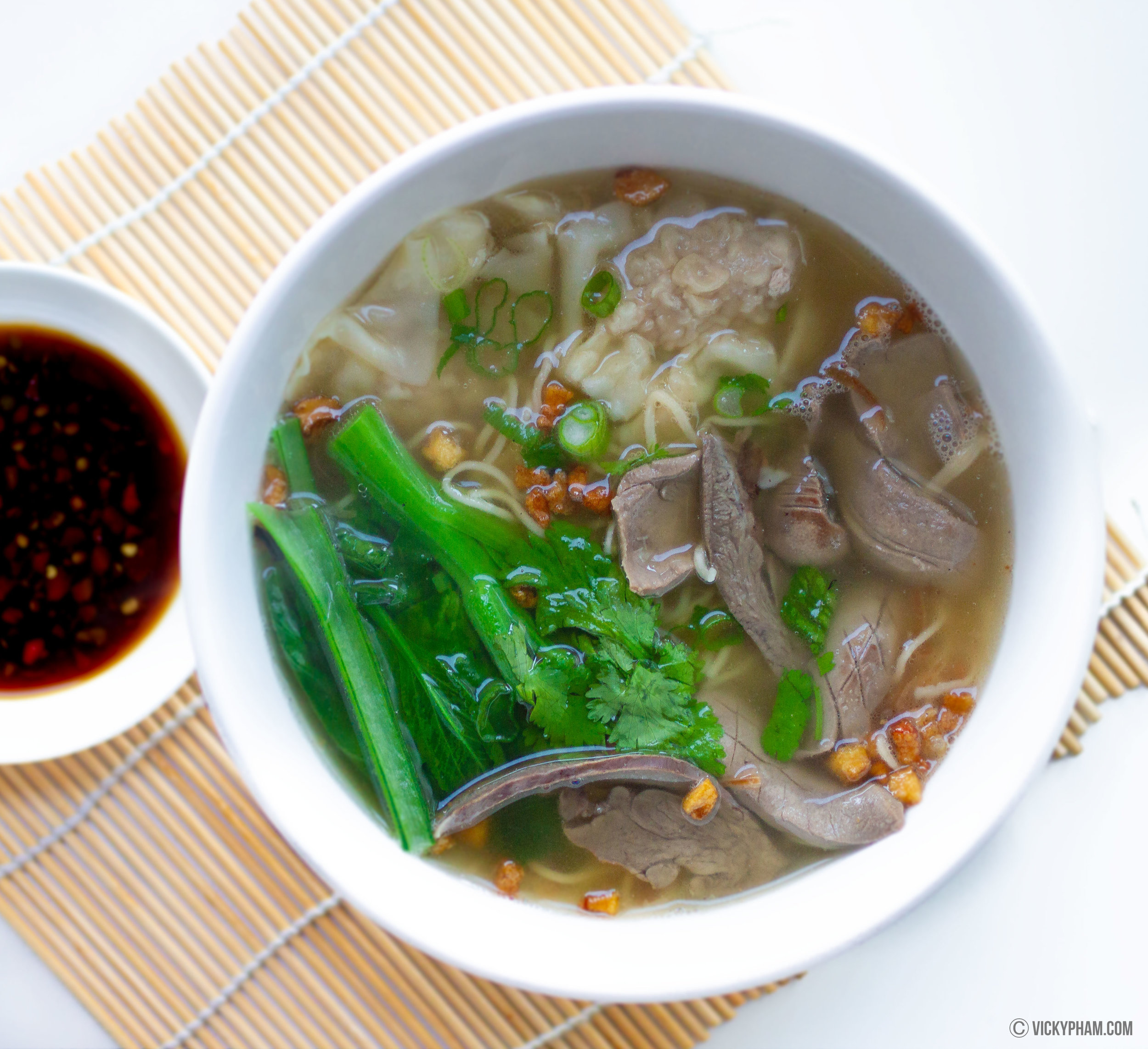 Vietnamese Pork & Crab Noodle Soup (Bun Rieu Cua Thit) — Vicky Pham