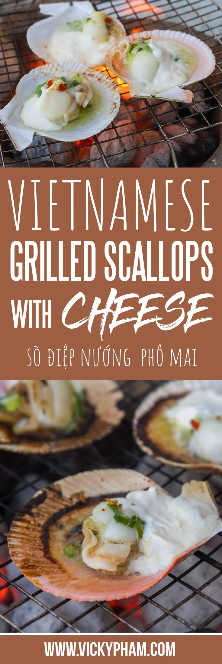 Vietnamese Grilled Scallops with Cheese (So Diep Nuong Pho Mai) — Vicky