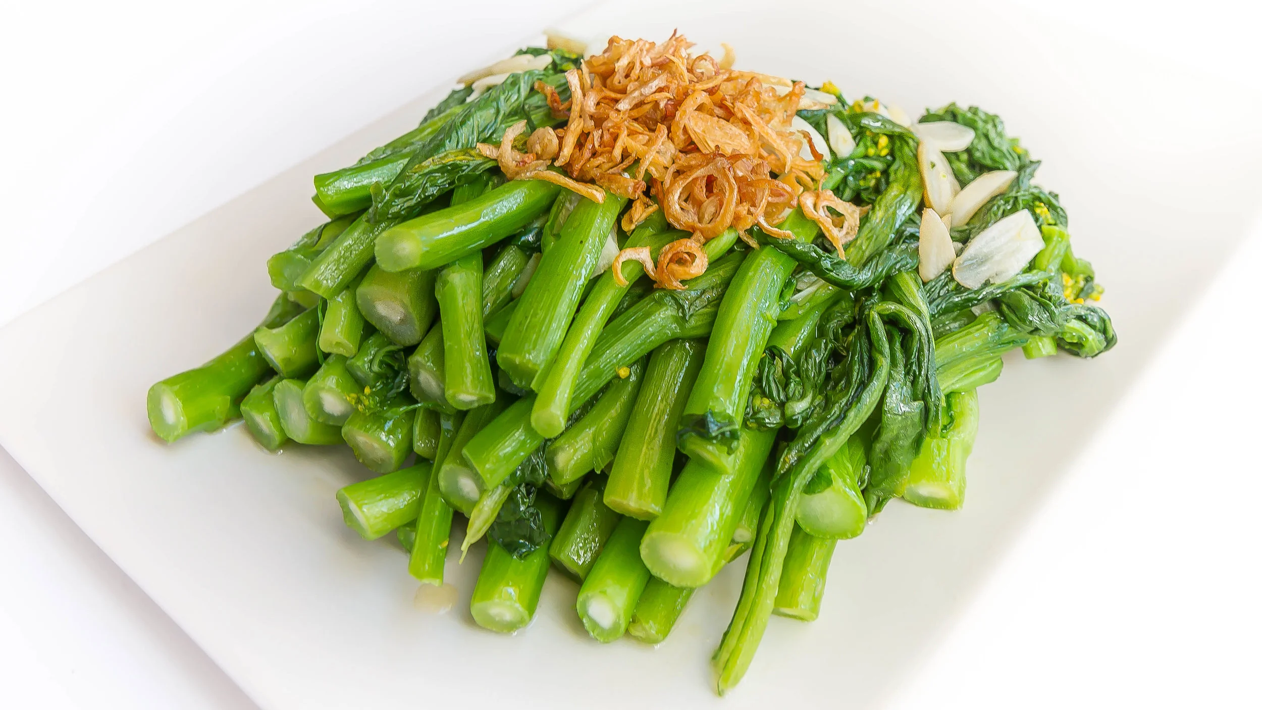 Simple Choy Sum and Garlic Stir-Fry