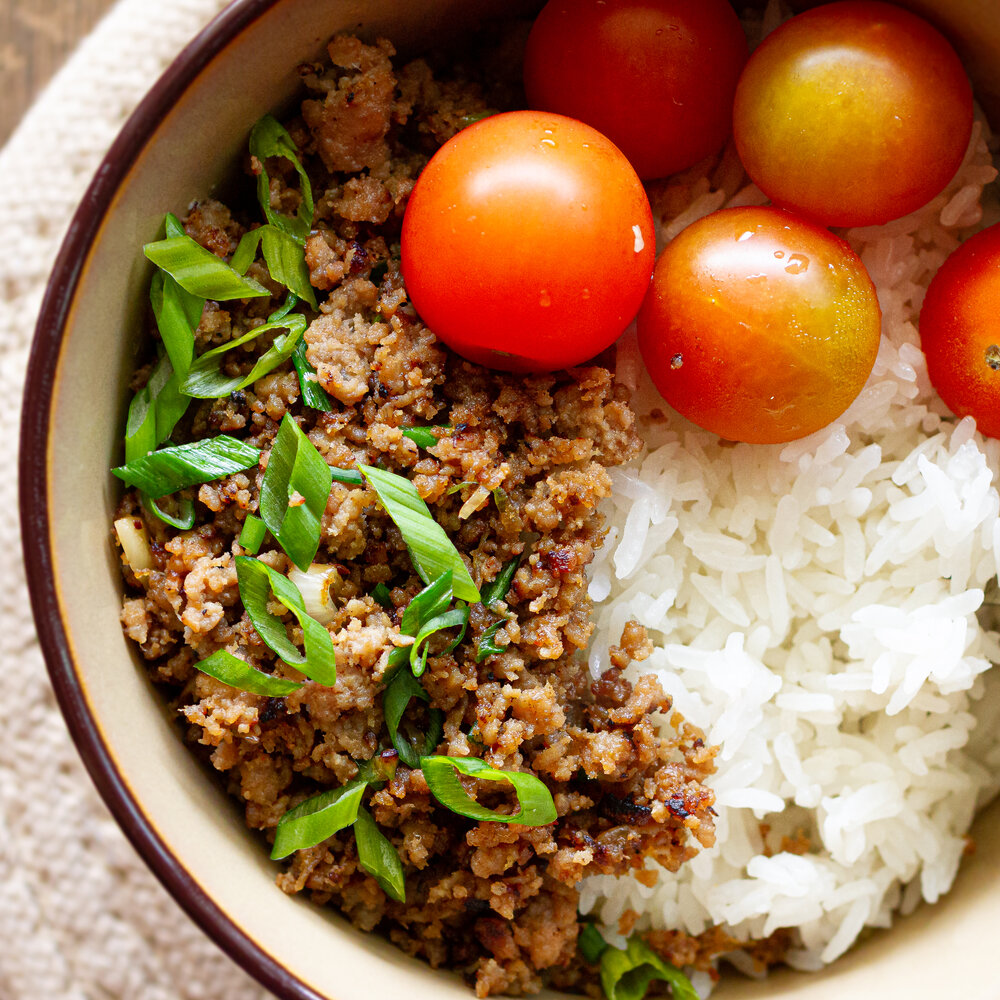 Quick & Easy Vietnamese Caramelized Ground Pork Rice Bowls — Vicky Pham