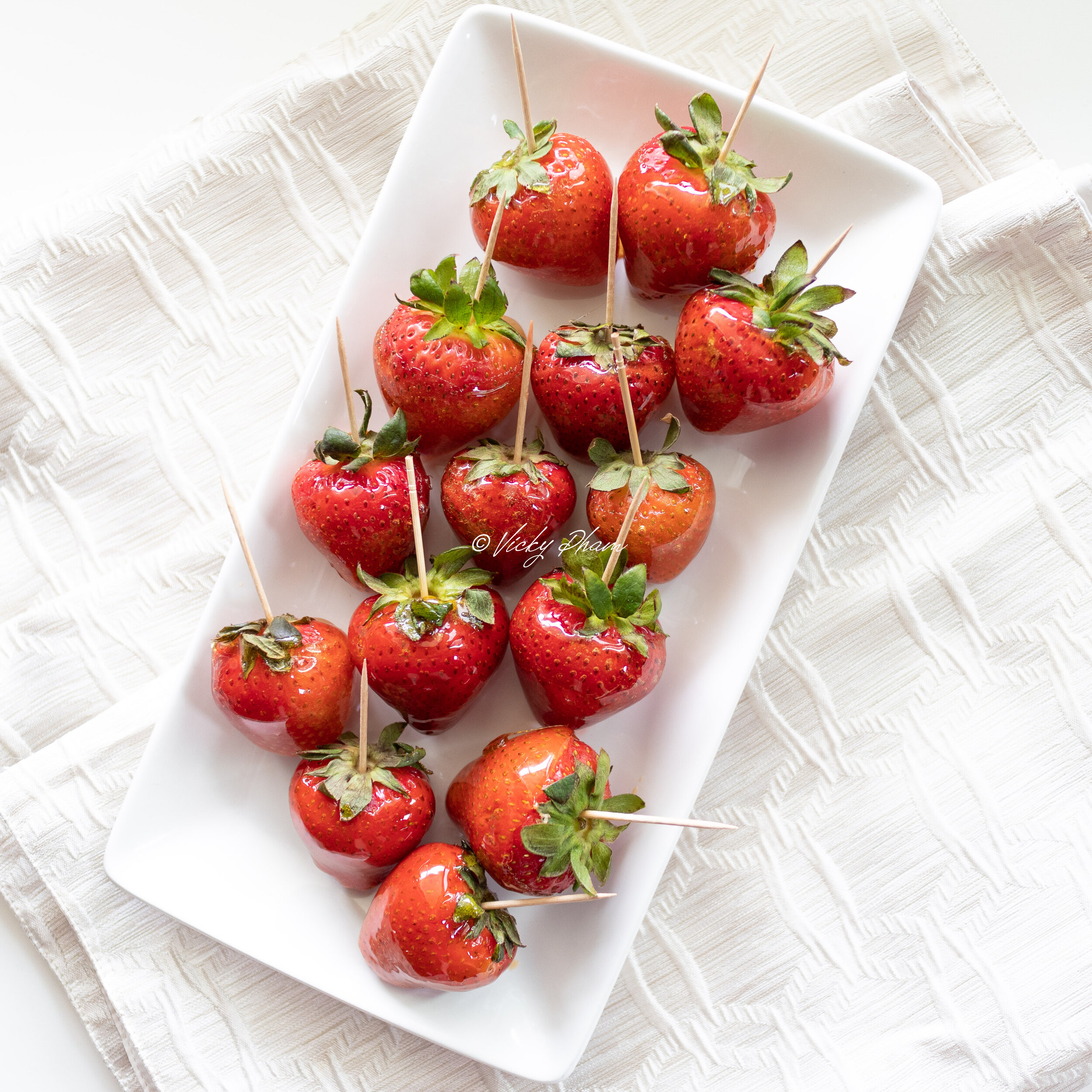 How to Make Candied Strawberries (Foolproof Recipe) — Vicky Pham