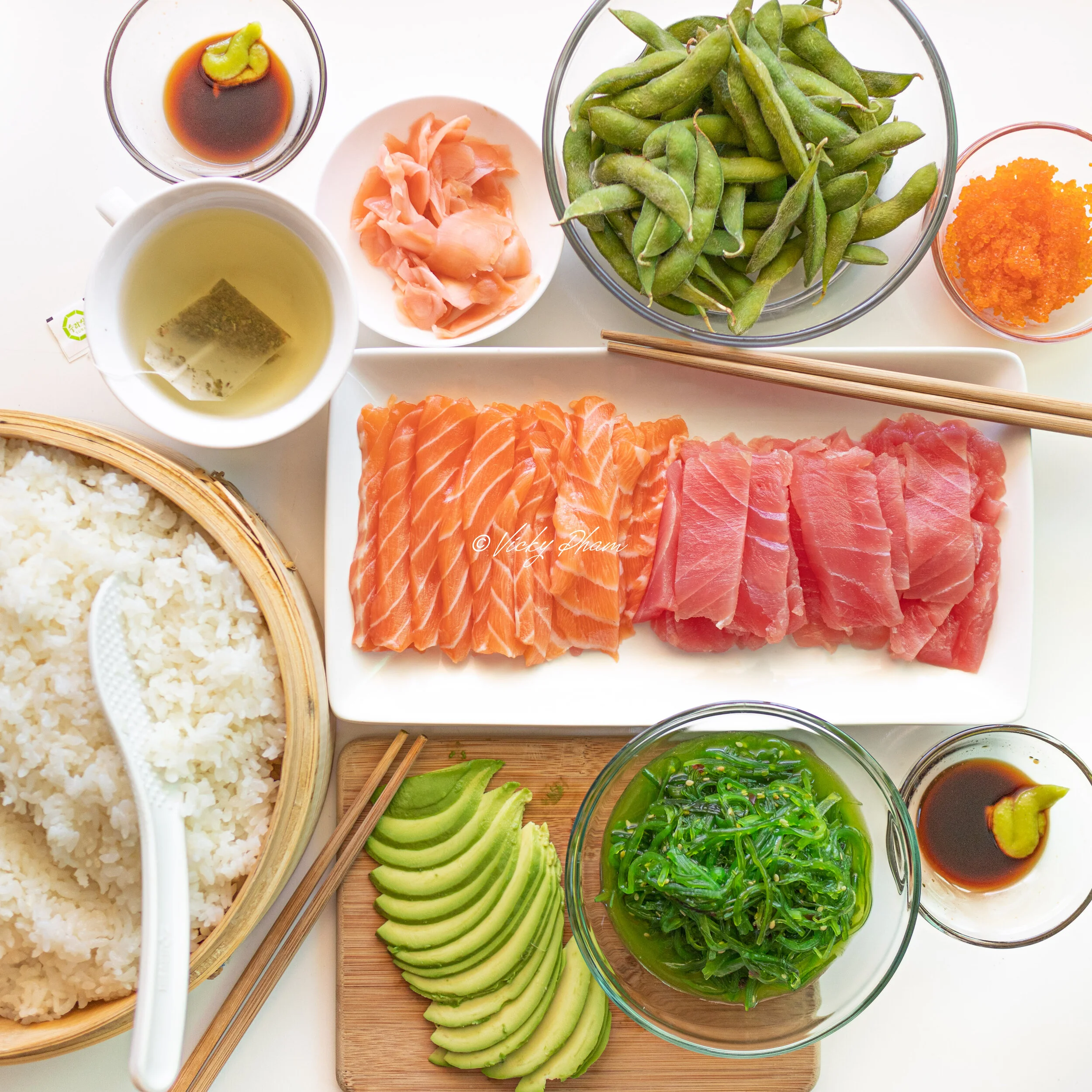 How to Make Sushi Rice in a Rice Cooker — Vicky Pham