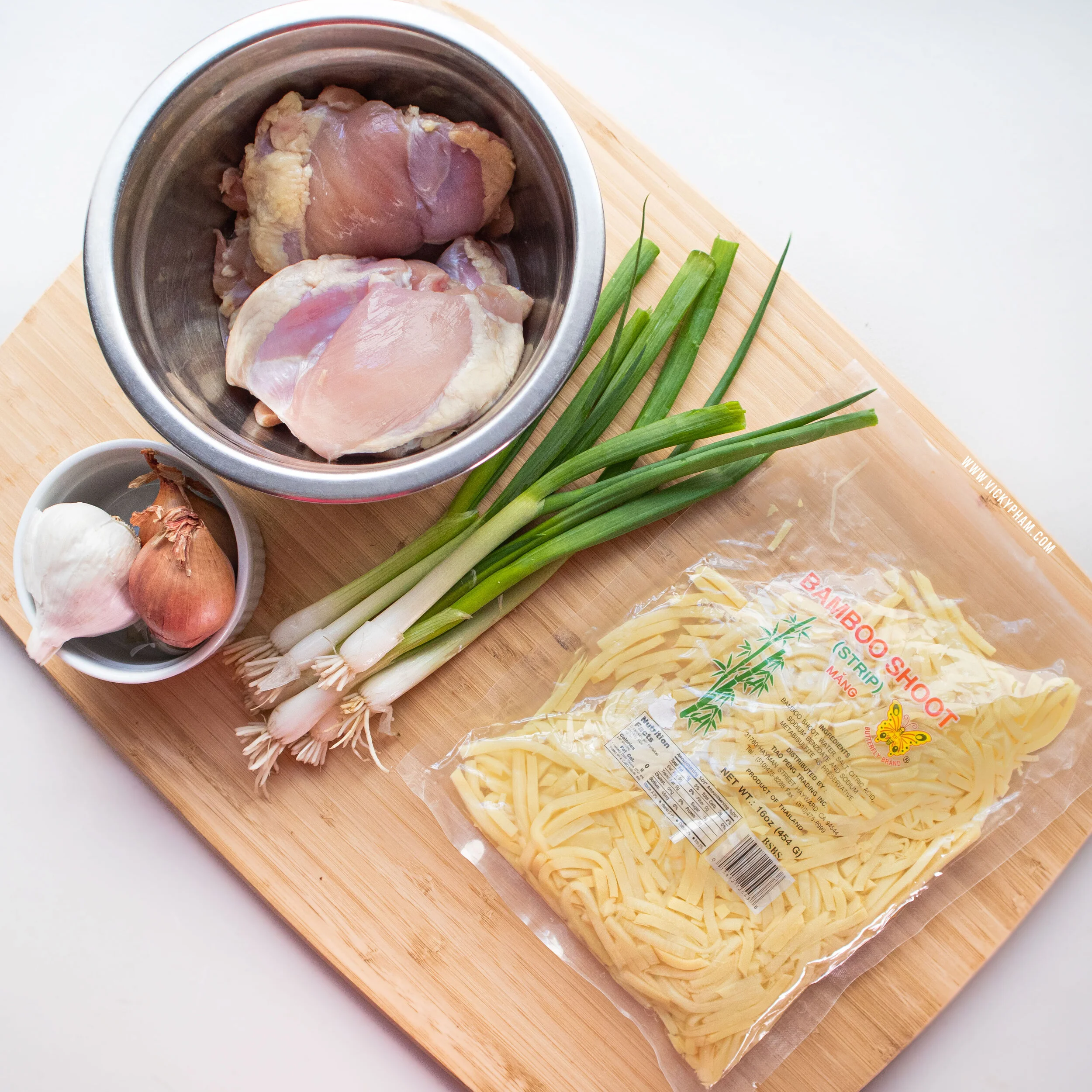 Vietnamese Chicken Soup with Bamboo Shoots (Canh Gà Nấu Măng) — Vicky Pham