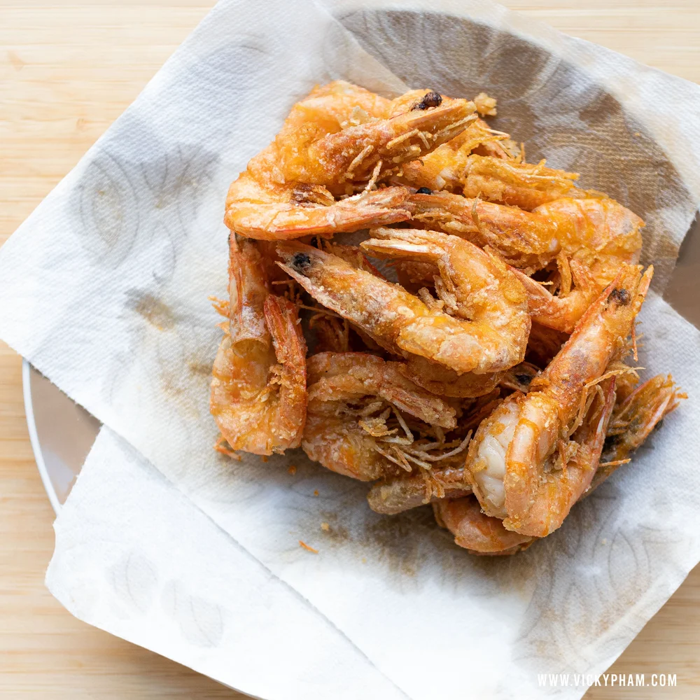 Crispy Salt & Pepper Shrimp (Tôm Chiên Muối Tiêu)