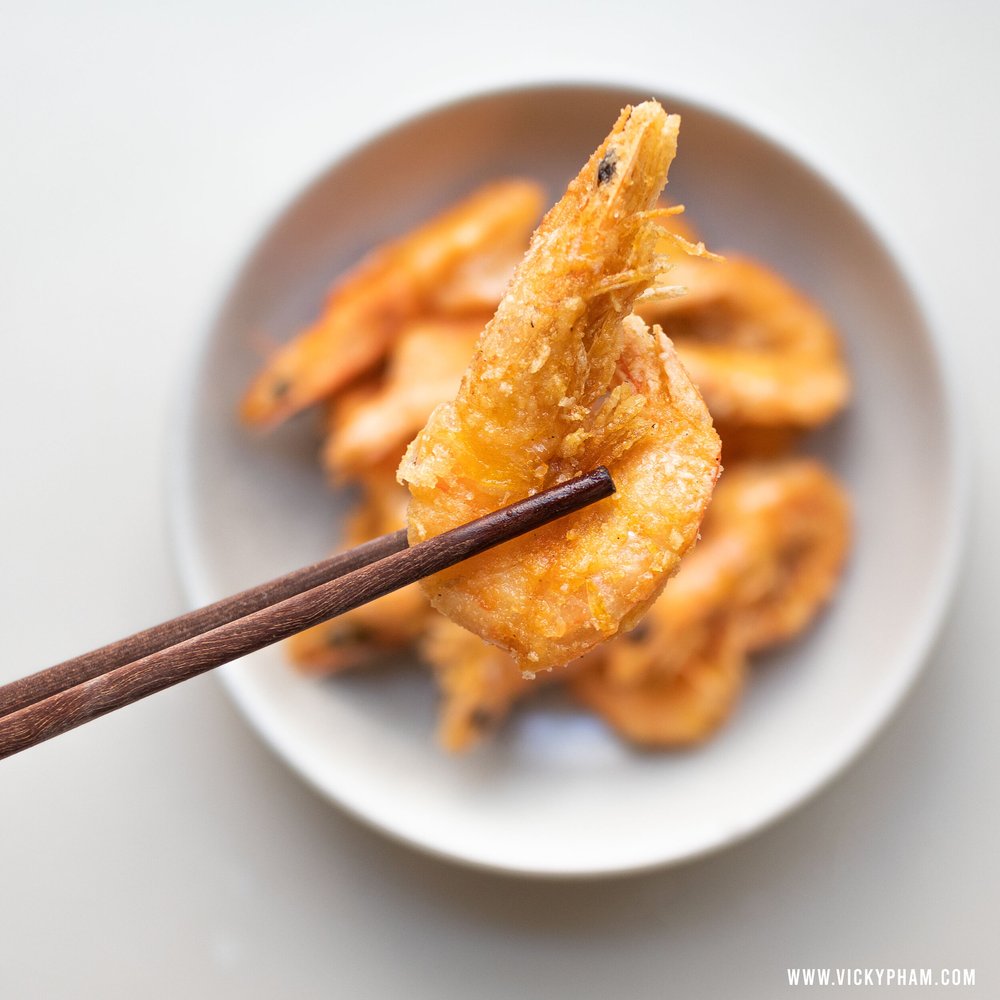 Crispy Salt & Pepper Shrimp (Tôm Rang Muối Tiêu)