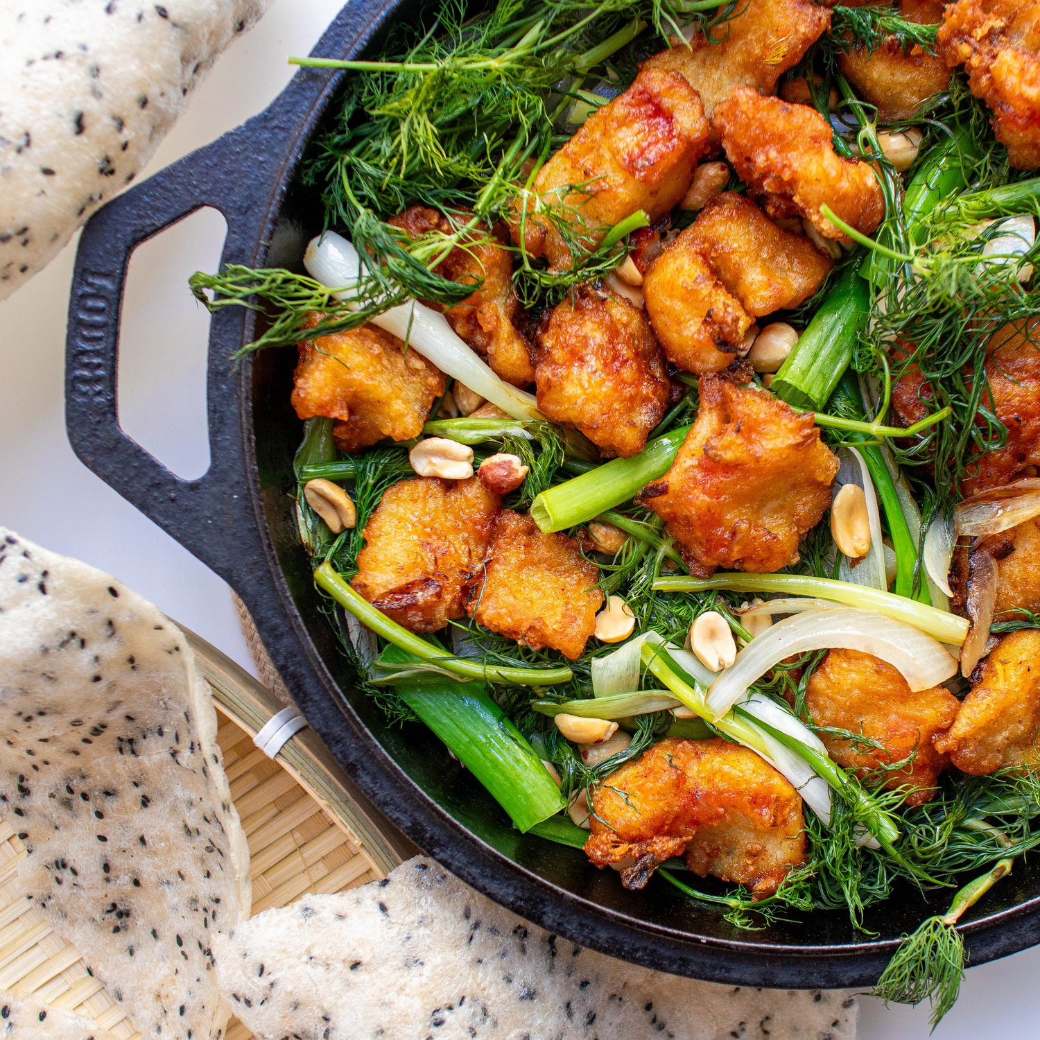 Hanoi Fried Fish with Turmeric and Dill (Chả Cá Lã Vọng) — Vicky Pham