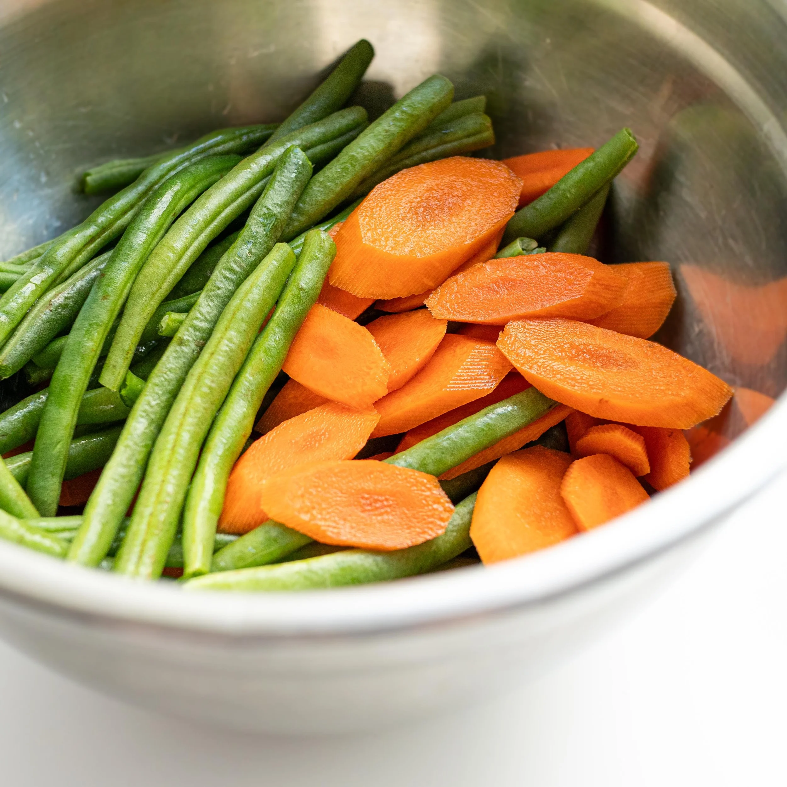 Easy ChineseStyle PanFried Beef with Carrots and Green Beans — Vicky Pham