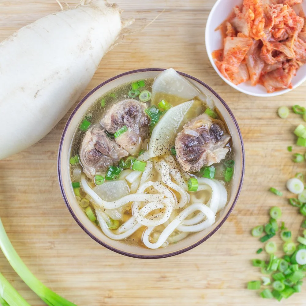 KoreanStyle Easy Oxtail Radish Soup — Vicky Pham