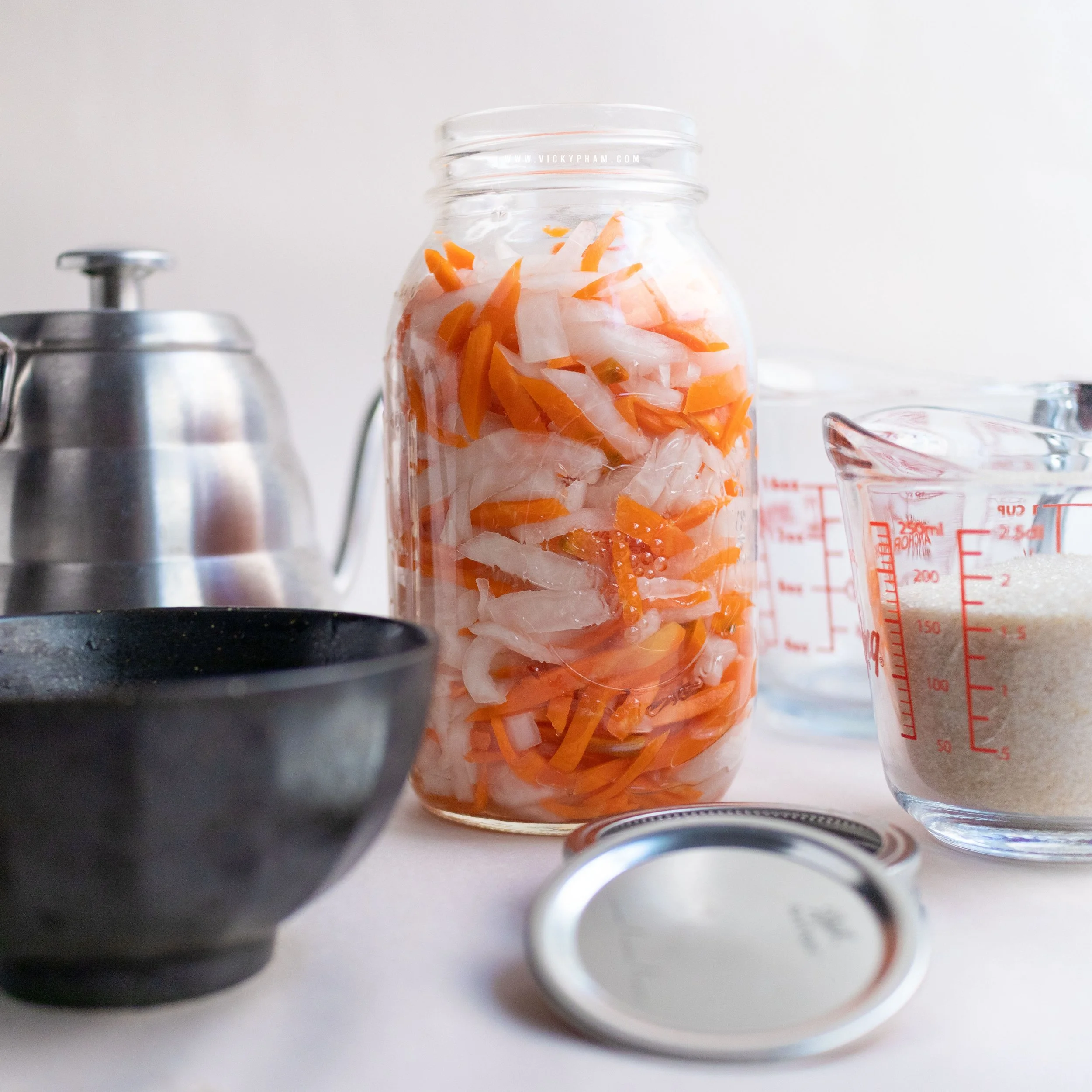 Vietnamese Pickled Daikon & Carrots for Bánh Mì (Đồ Chua) — Vicky Pham
