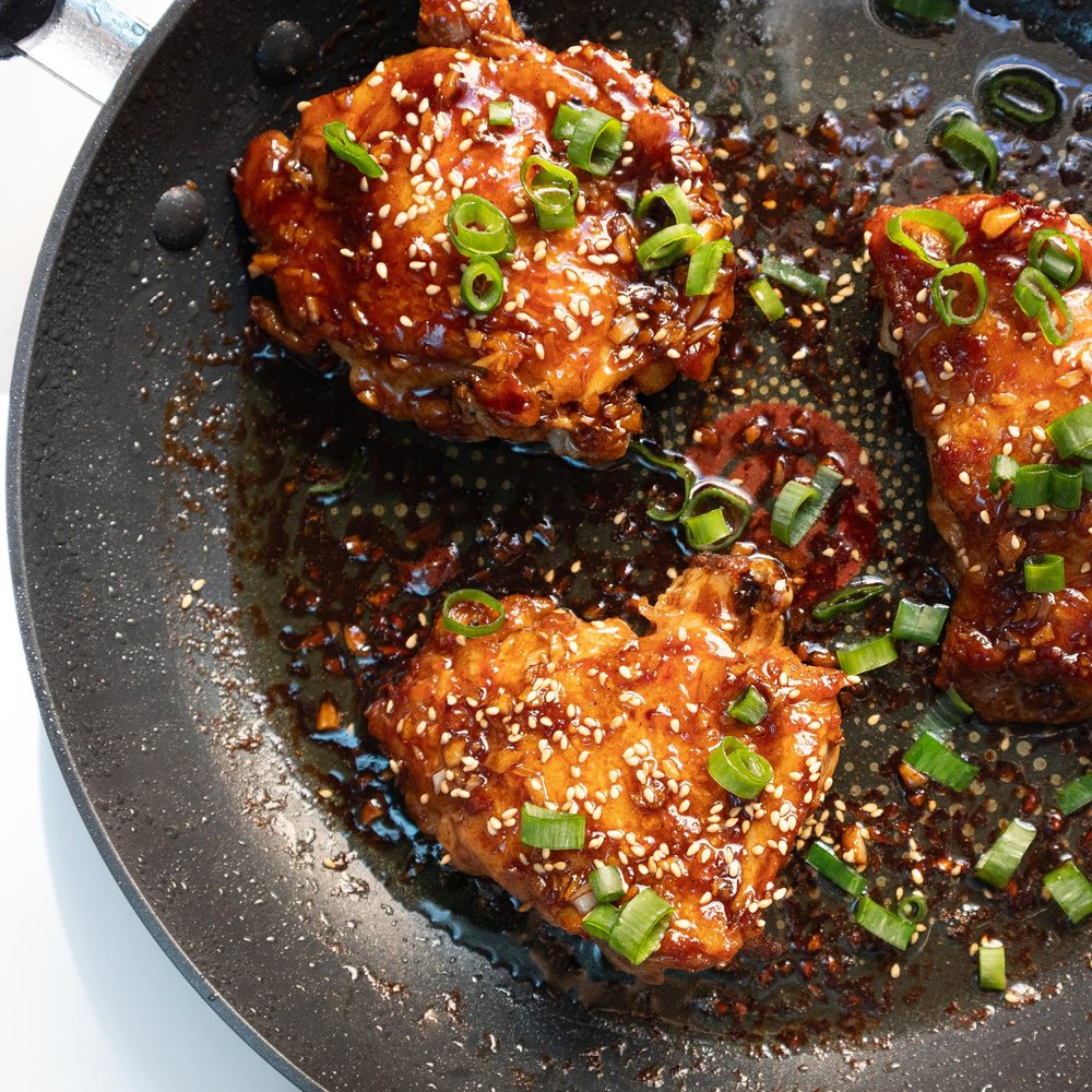 Easy PanFried Soy Sauce Glazed Chicken — Vicky Pham