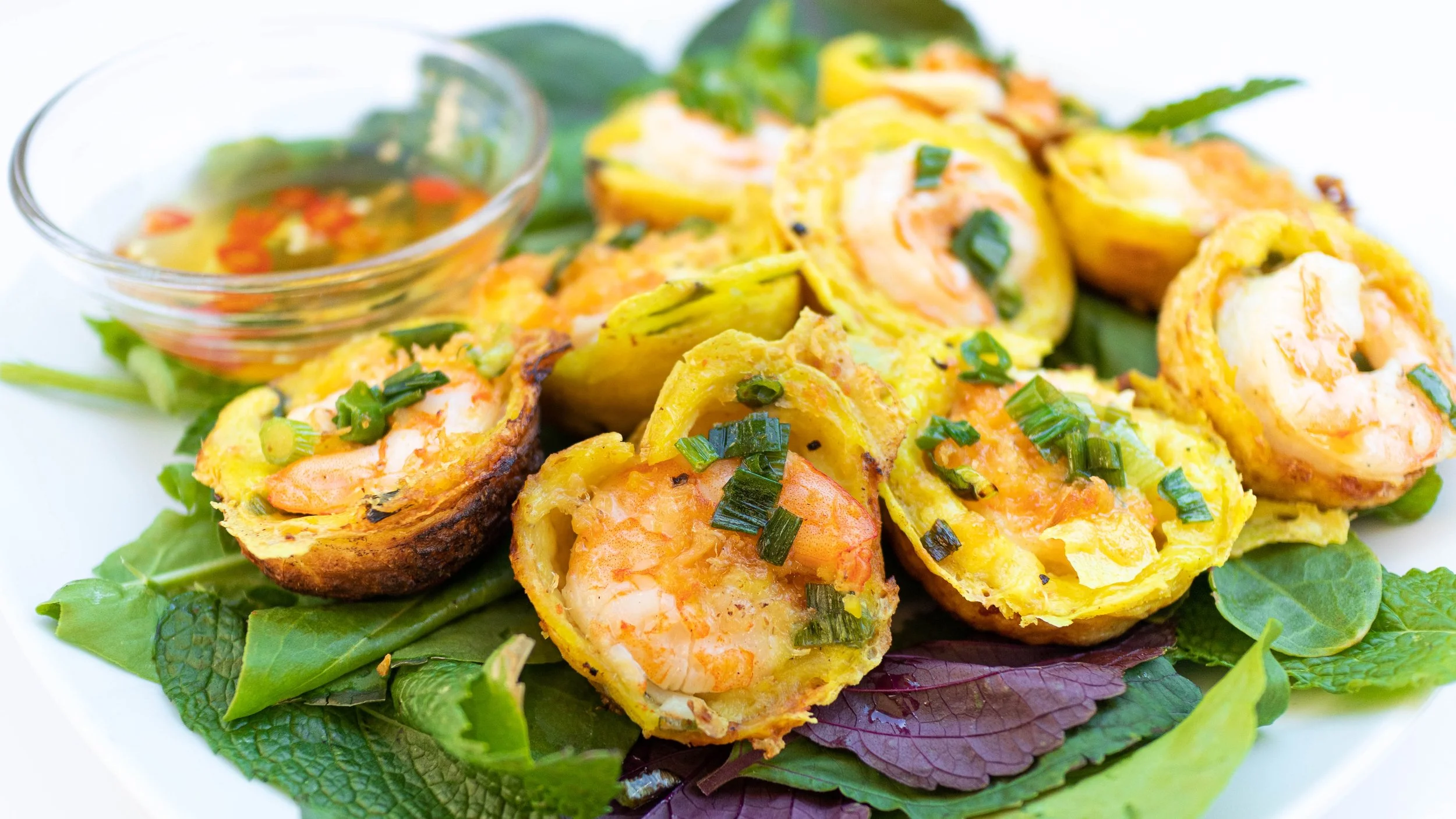 Vietnamese Savory Mini Pancakes (Banh Khot) — Vicky Pham