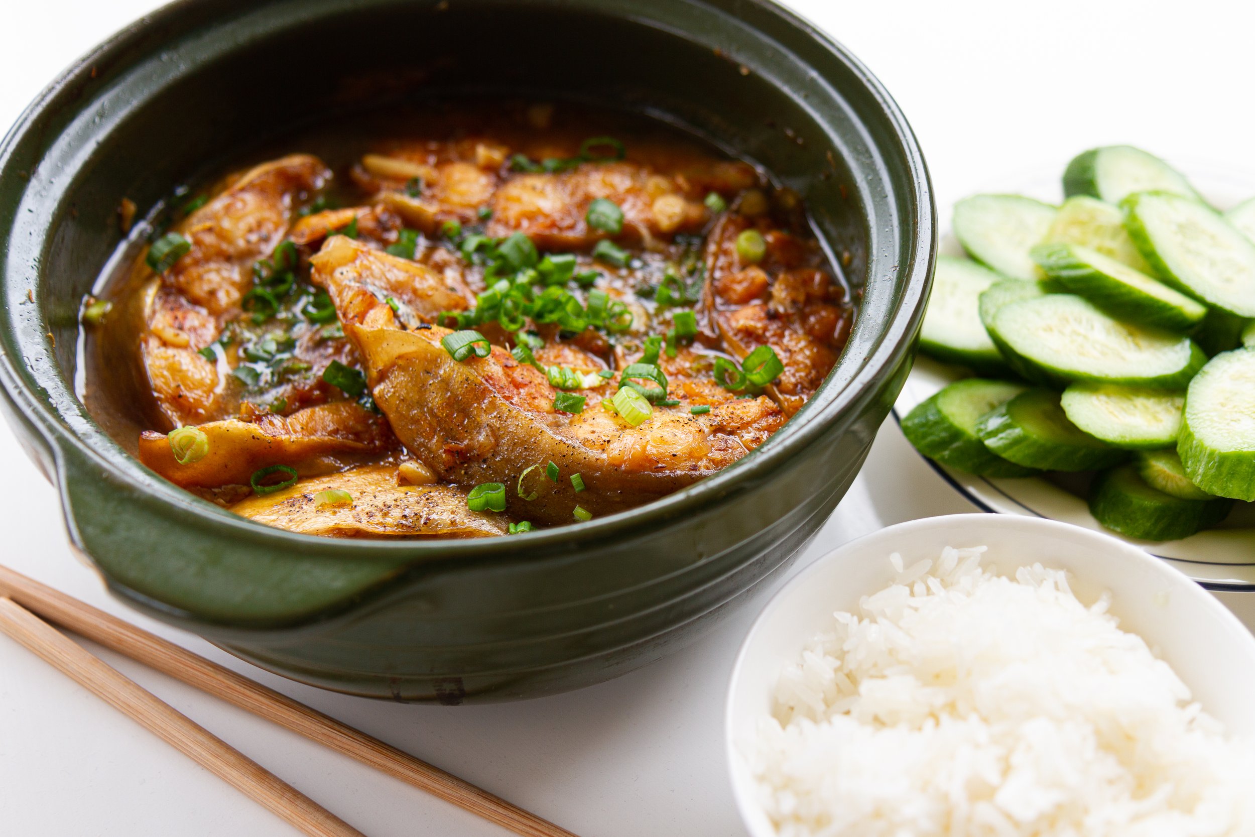 Vietnamese Braised & Caramelized Catfish (Ca Kho) — Vicky Pham