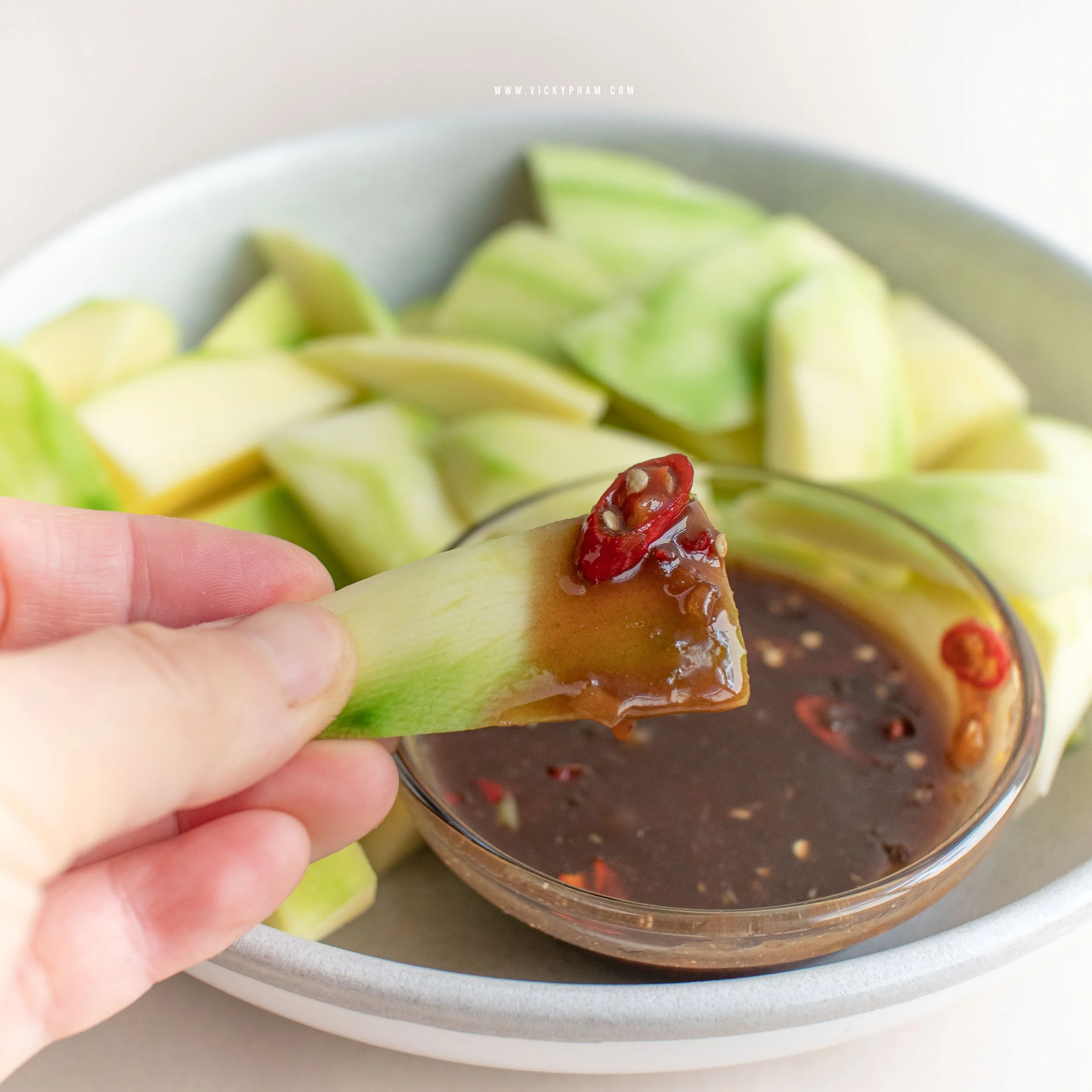 Fermented Shrimp Paste Dipping Sauce for Green Mangoes (Mắm Ruốc Chấm