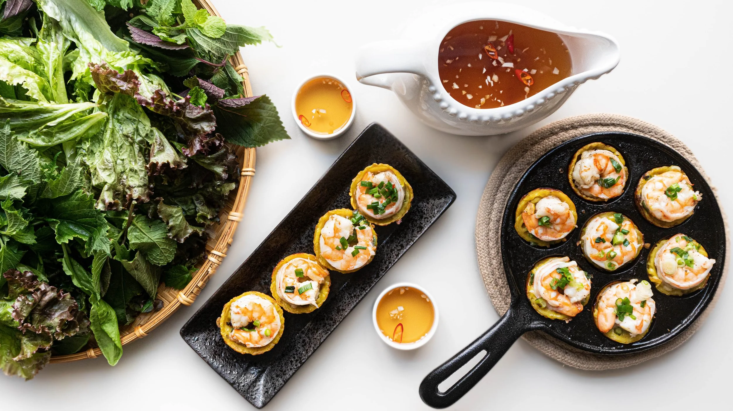 Vietnamese Savory Mini Pancakes (Banh Khot) — Vicky Pham