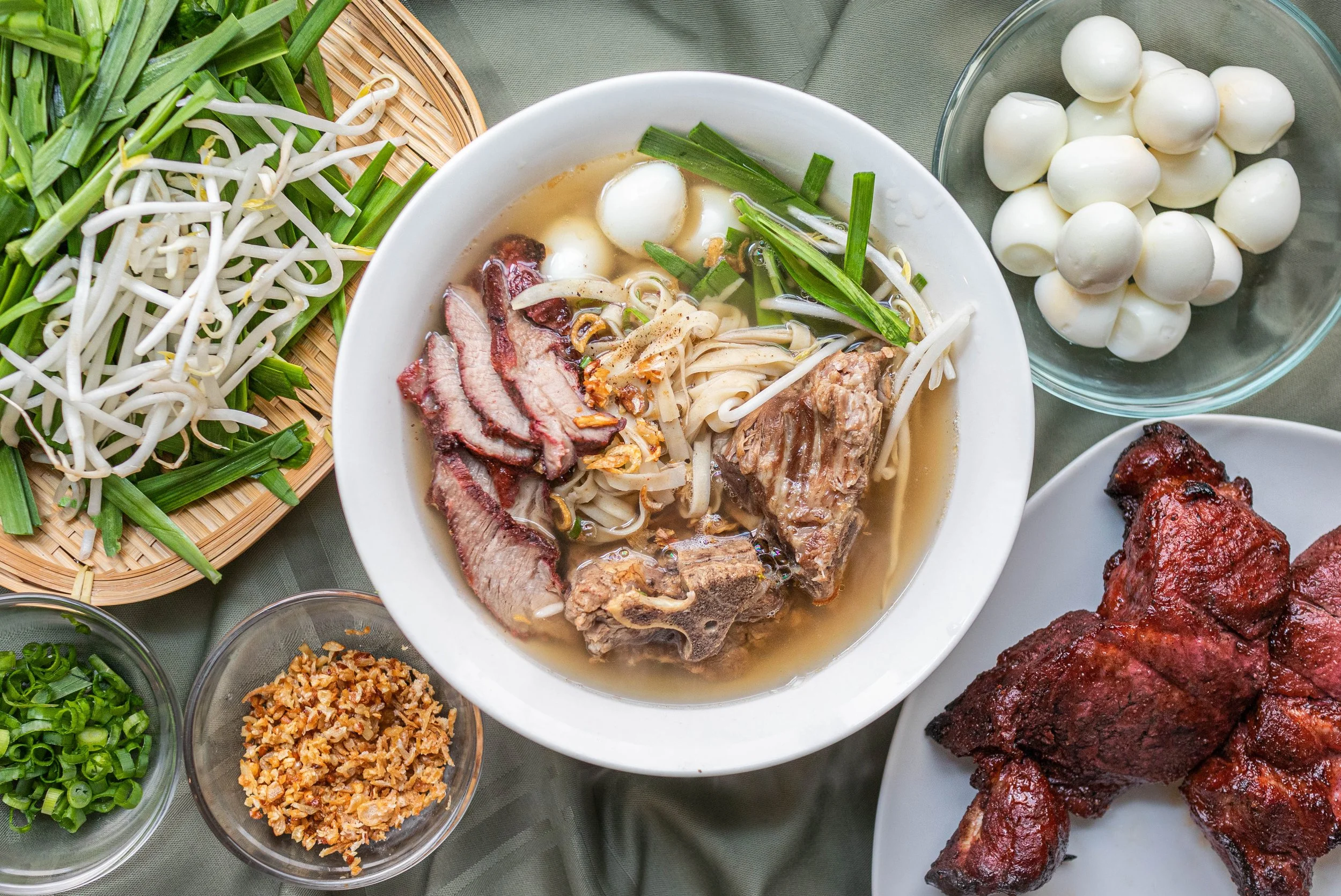 Vietnamese Pork & Seafood Noodle Soup with Wet & Dry Recipes (Hu Tieu