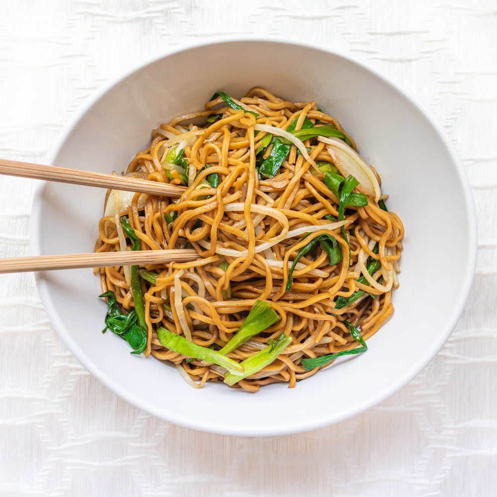 Pan-Fried Soy Sauce Noodles (Mi Xao Xi Dau)