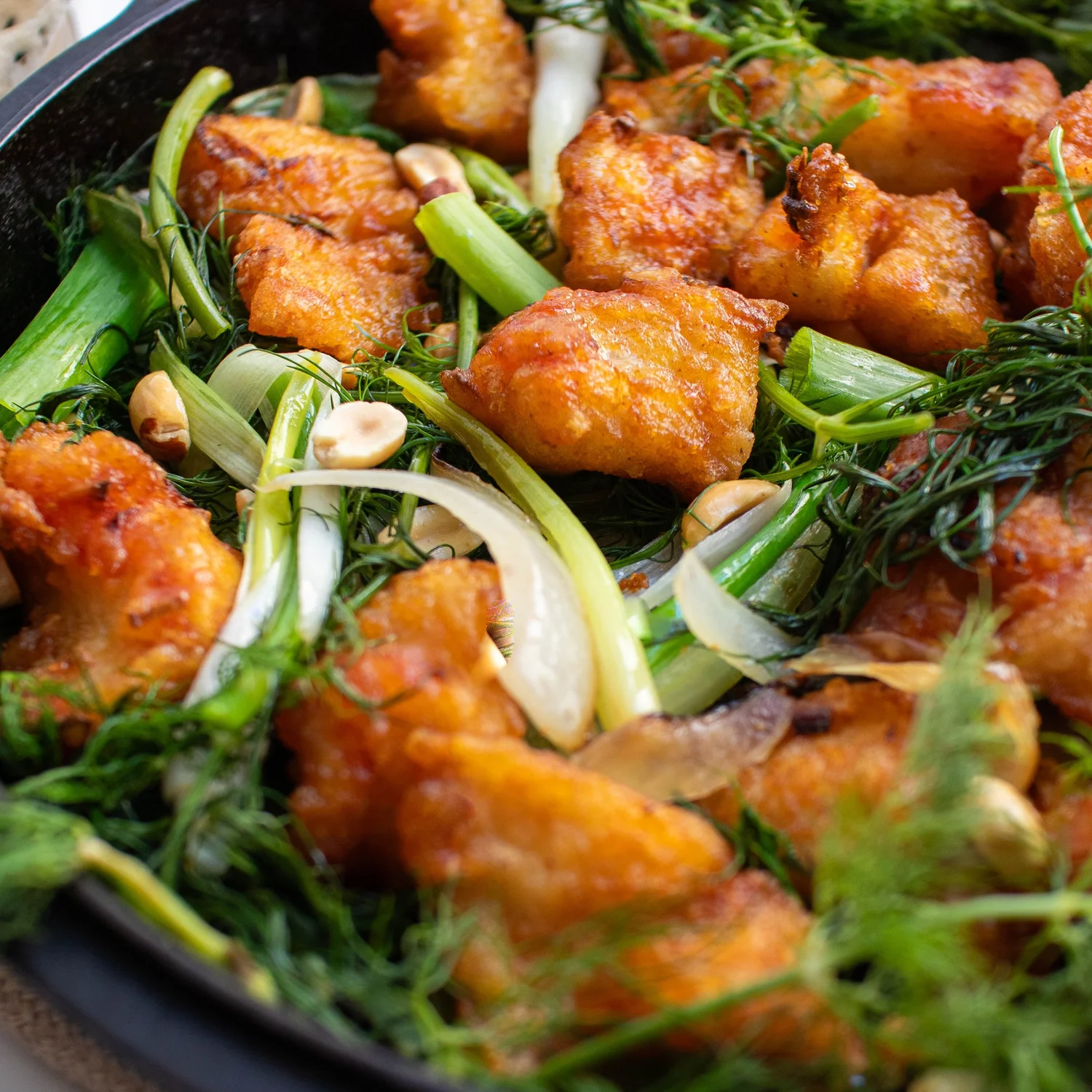 Hanoi Fried Fish with Turmeric and Dill (Chả Cá Lã Vọng) — Vicky Pham